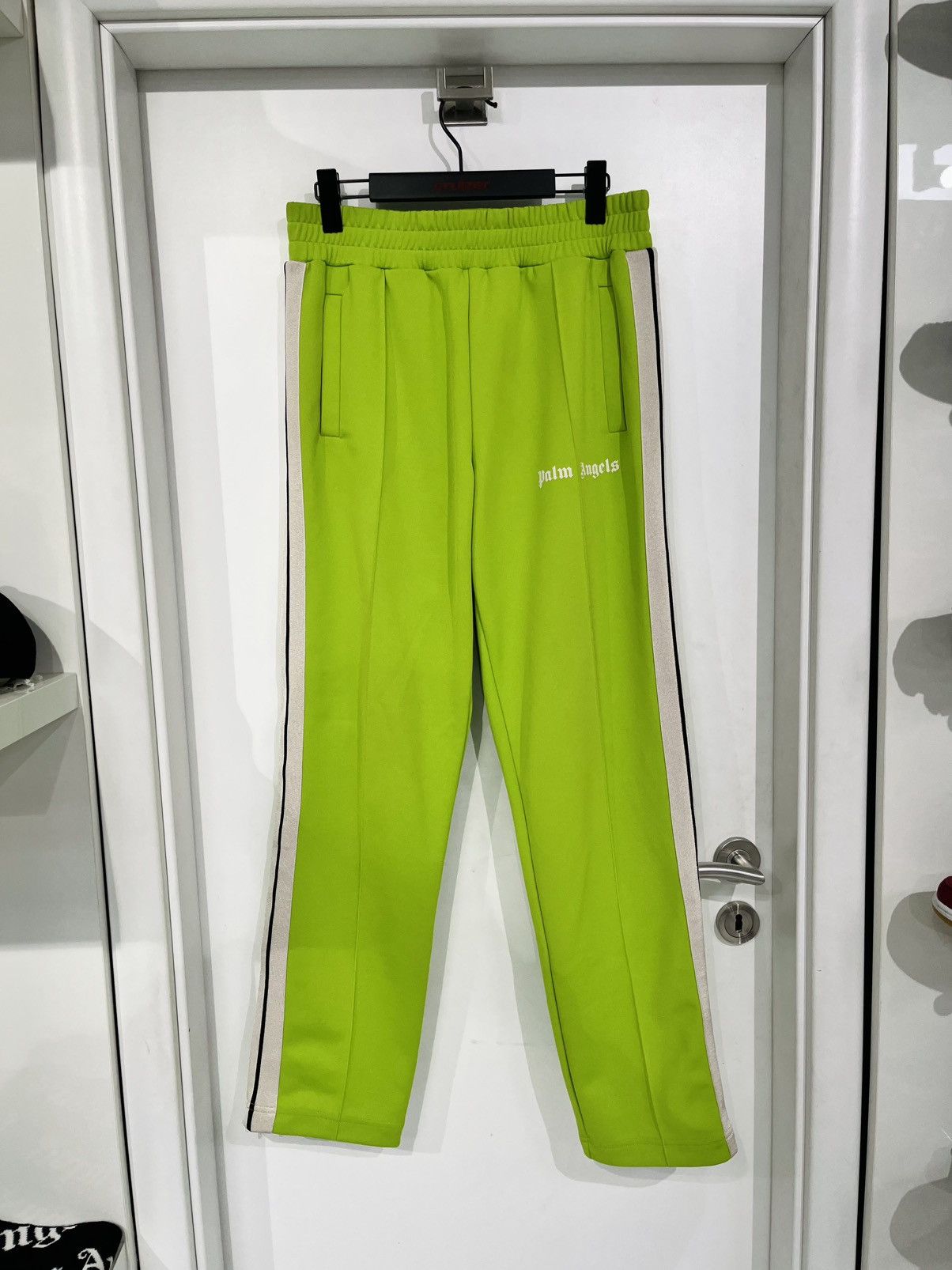 Palm Angels Palm Angels Classic Track Pants Green Size US 34 / EU 50 - 1 Thumbnail