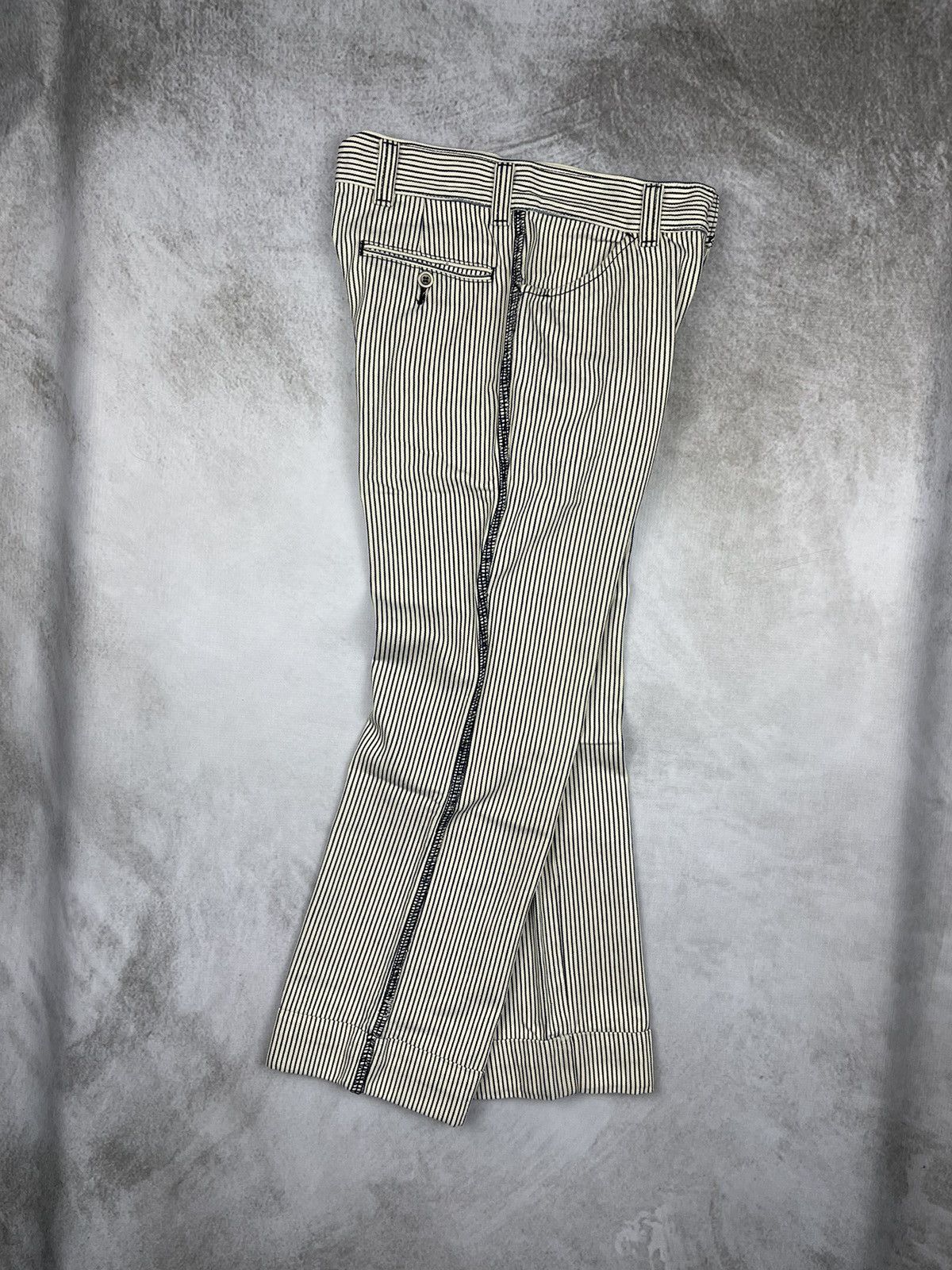 Comme des Garcons × Junya Watanabe × Tricot Comme des Garcons AW03 Tricot Comme des Gacons Hickory Cuffed Pants Size 27" / US 4 / IT 40 - 11 Thumbnail