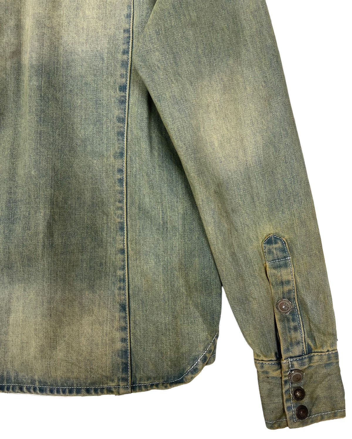 If Six Was Nine Vintage Distressed NAUGHTY CHROME HEARTS Inspired Mud Wash Size US XS / EU 42 / 0 - 9 Thumbnail