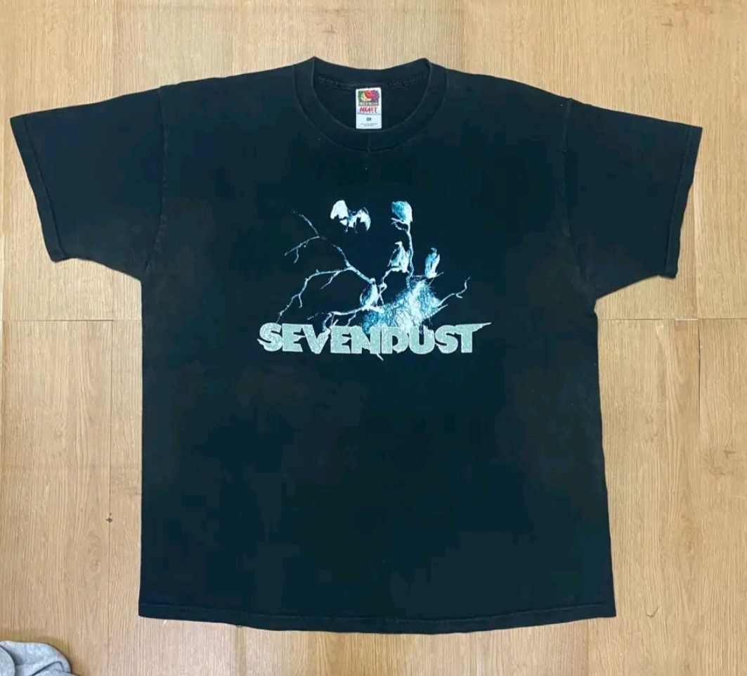Band Tees 💥Best Offer💥Vintage 90s Sevendust Metal Band Tshirt Size US XL / EU 56 / 4 - 1 Thumbnail