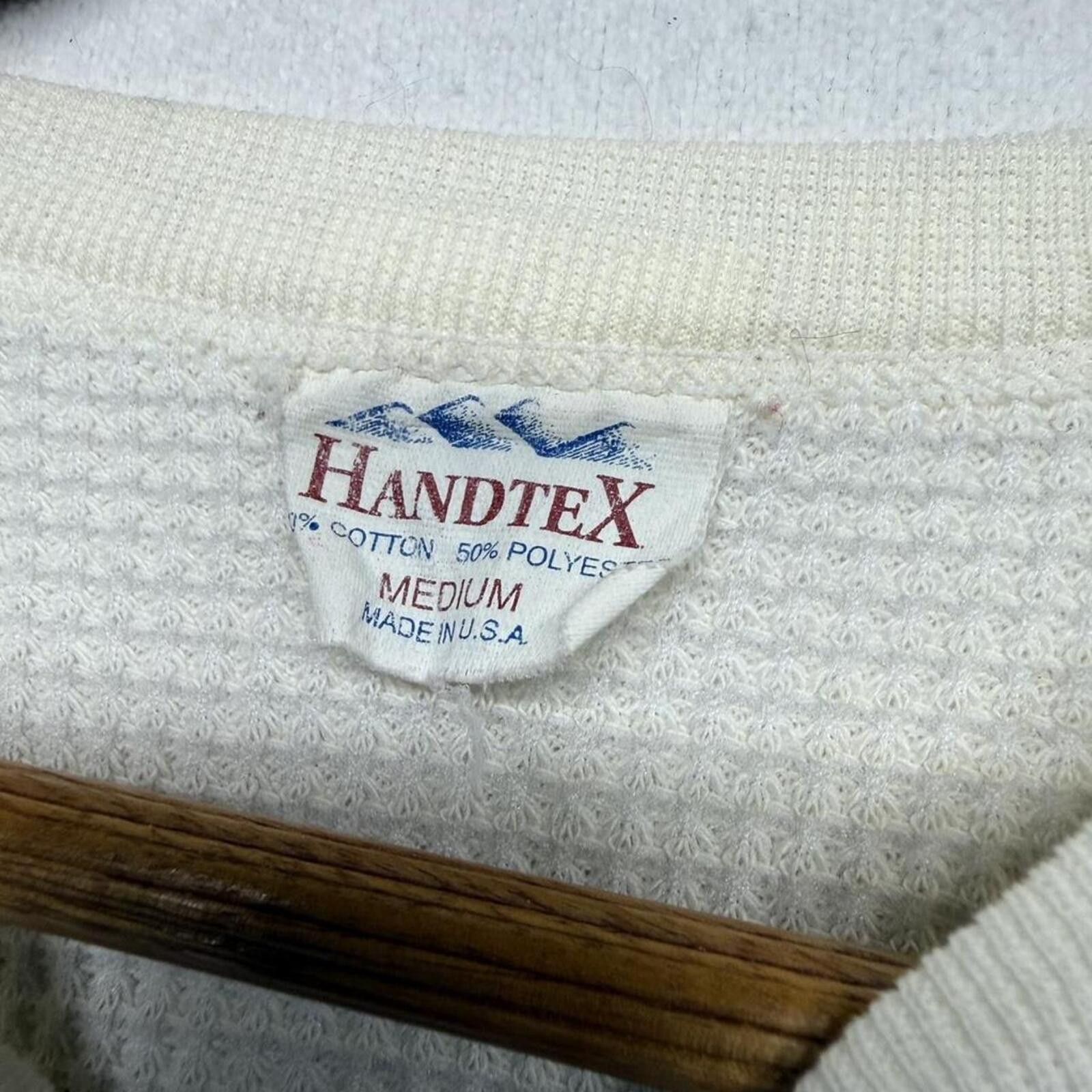 Other Thrashed vintage Handtex 1980s thermal long sleeve Size M Size US M / EU 48-50 / 2 - 4 Thumbnail
