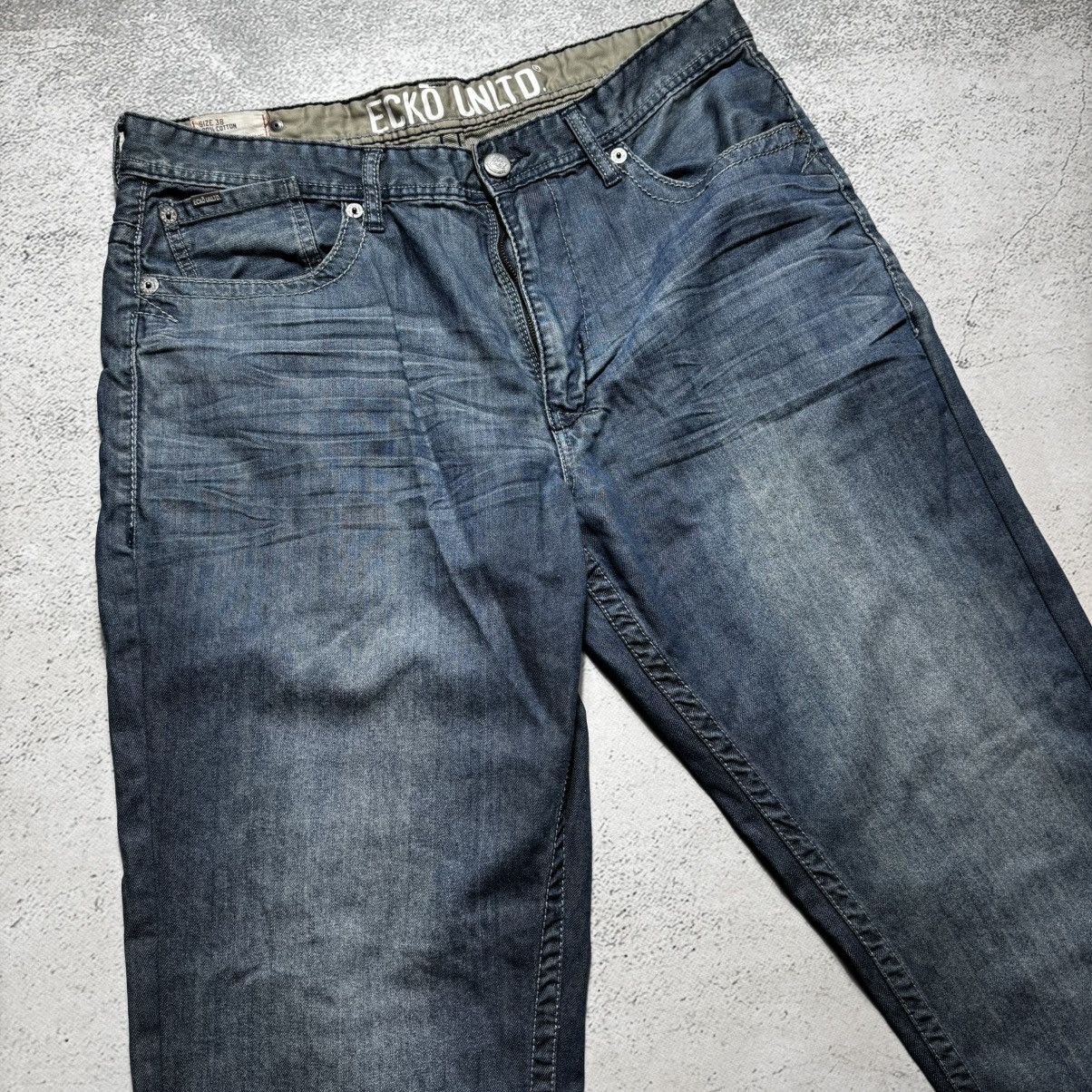 Ecko Unltd. vintage rap y2k ecko untld jeans big logo flared Size US 38 / EU 54 - 8 Thumbnail
