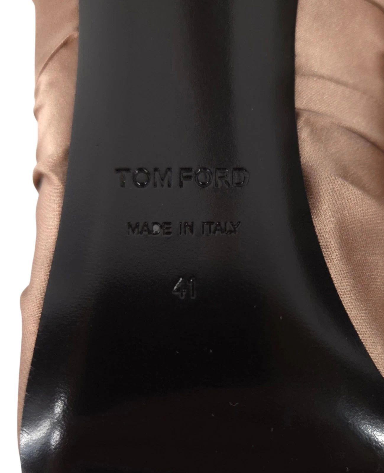 Tom Ford Tom Ford Ruched Silk Tie Pumps US 11 EU 41 Womens Antique Size US 11 / IT 41 - 9 Thumbnail