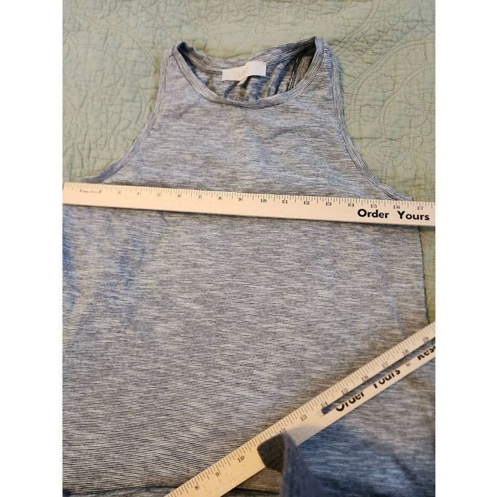 Loft Loft Gray Tank Top Size M / US 6-8 / IT 42-44 - 4 Thumbnail