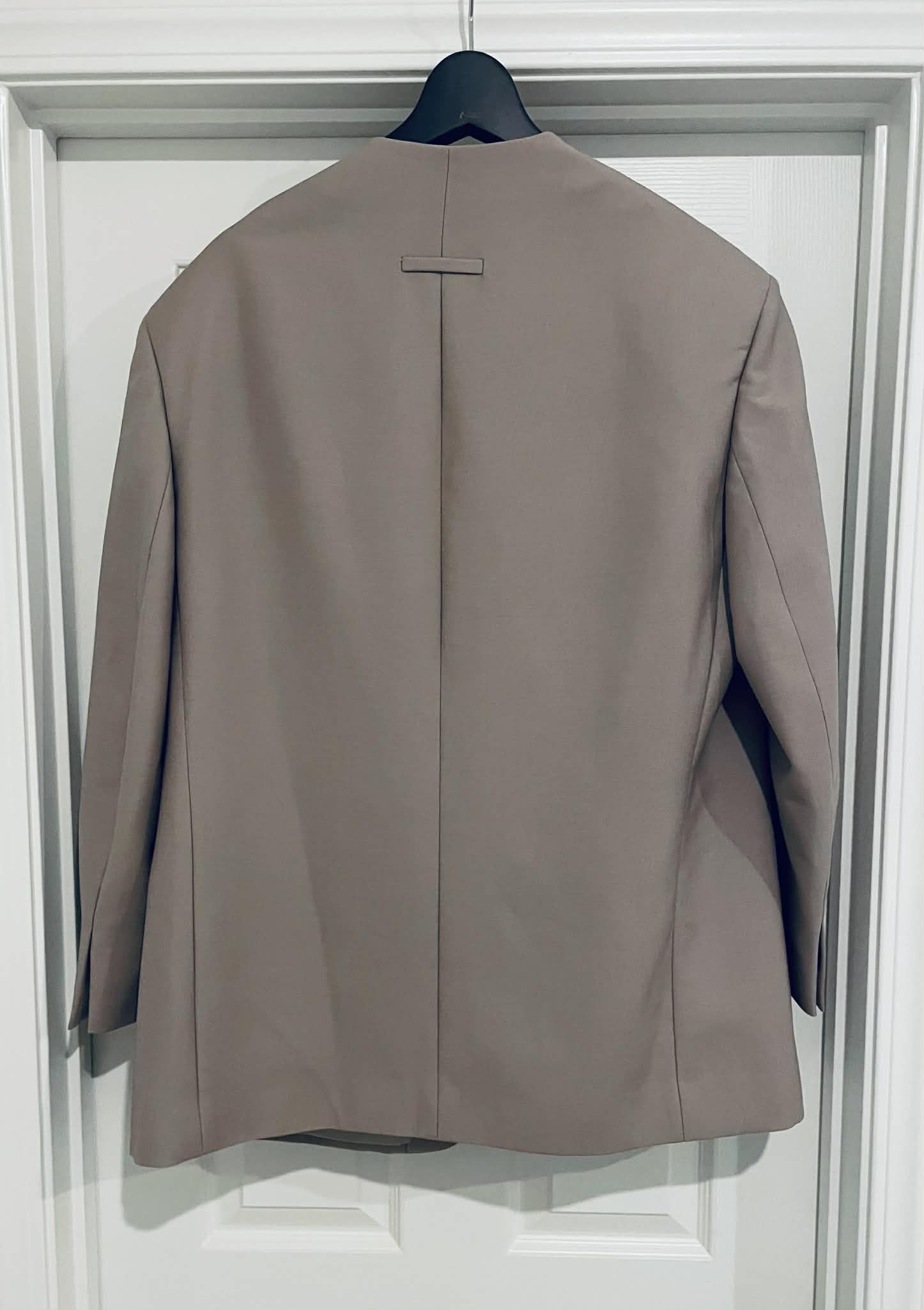 Fear of God FOG Beige Eternal Lapelless Jacket Size 38R - 2 Thumbnail