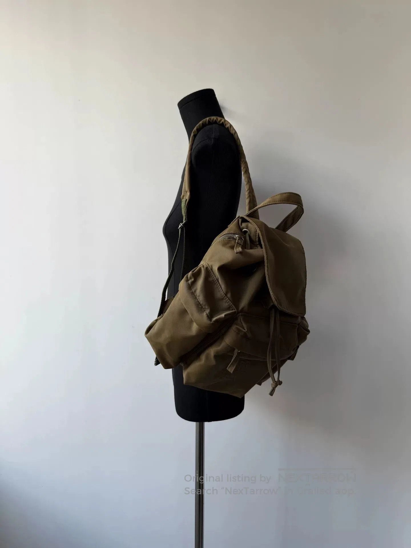 Jean Paul Gaultier Jean Paul Gaultier Olive Green Backpack. Size ONE SIZE - 2 Thumbnail