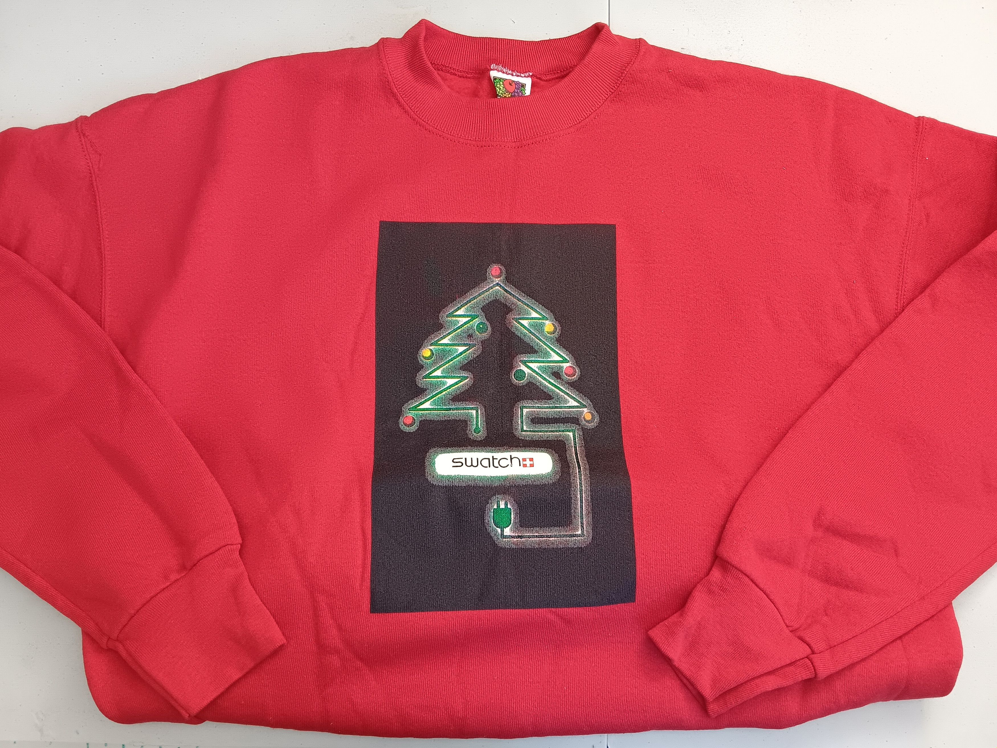 Swatch Vintage Swatch Holiday / Christmas Sweater - X-LARGE - NOS Size US XL / EU 56 / 4 - 3 Thumbnail
