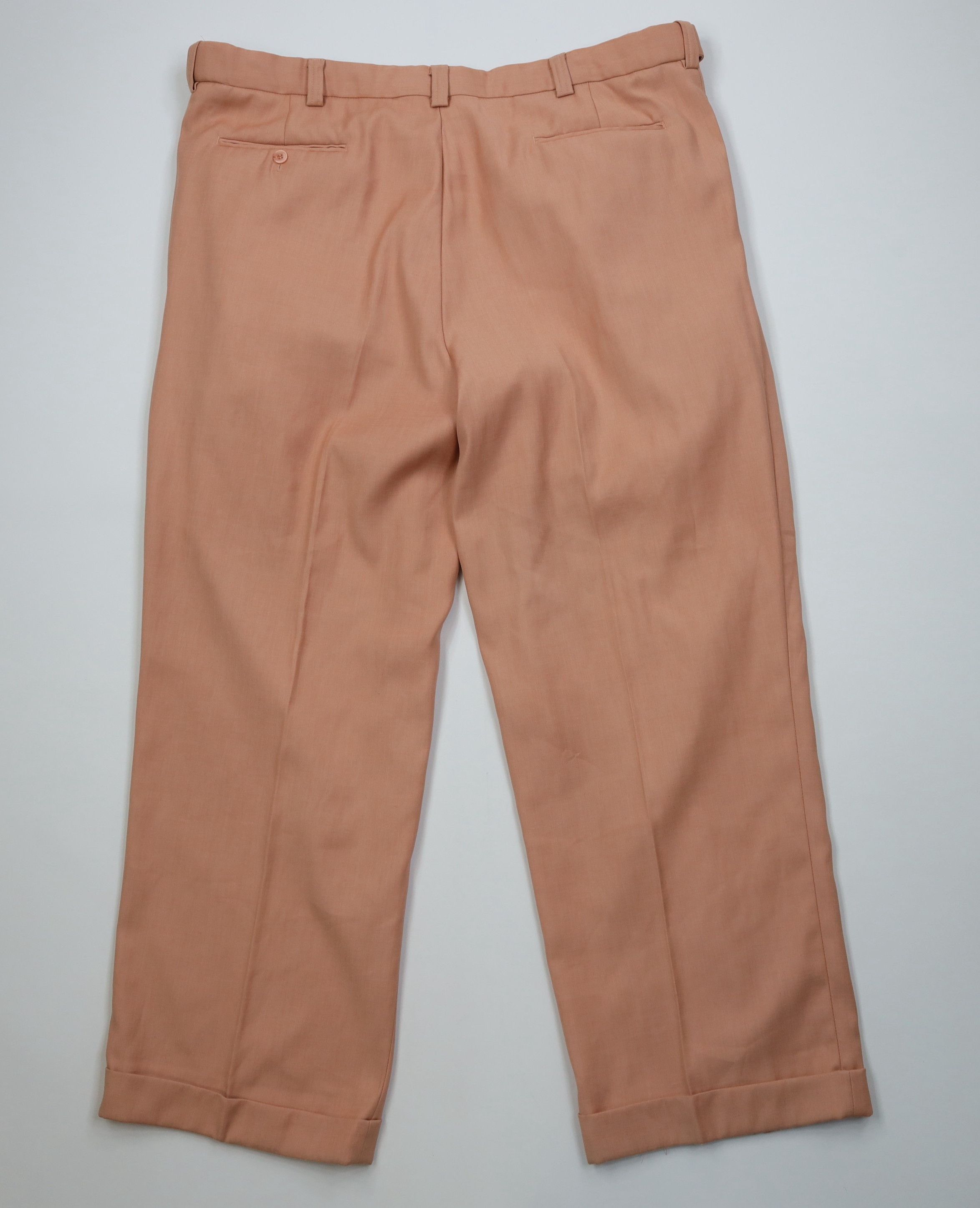 Vintage Vintage 90s Streetwear 2 Piece Rayon Gabardine Suit Size 46R - 21 Thumbnail