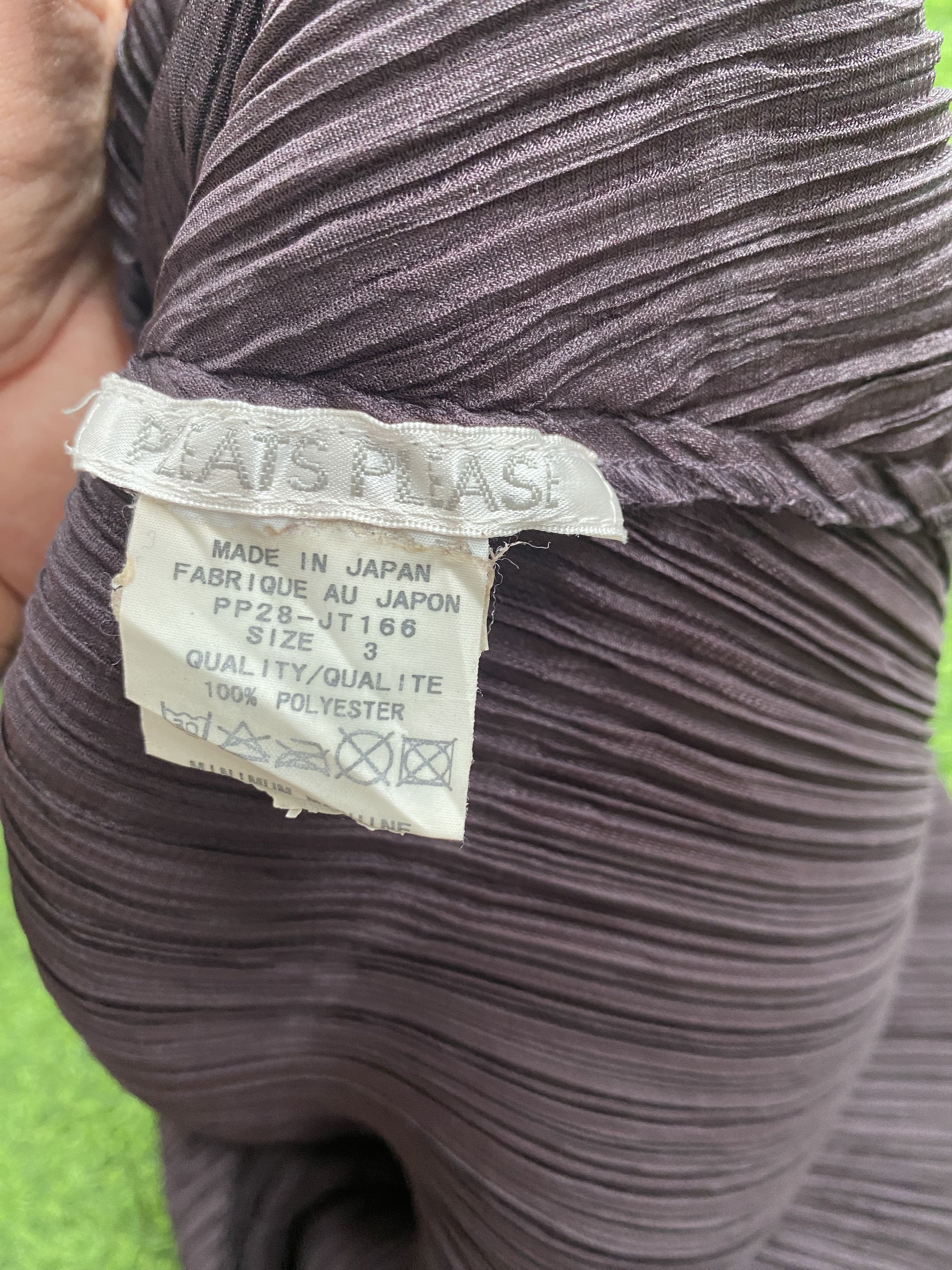Japanese Brand × Pleats Please Issey Miyake Issey Miyake Pleats Please Pleated Blouse Size L / US 10 / IT 46 - 3 Thumbnail