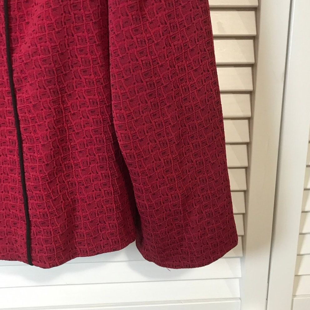 Other Miss Dorby Vintage Red Collared Long Sleeve Jacket XL Size XL / US 12-14 / IT 48-50 - 6 Thumbnail