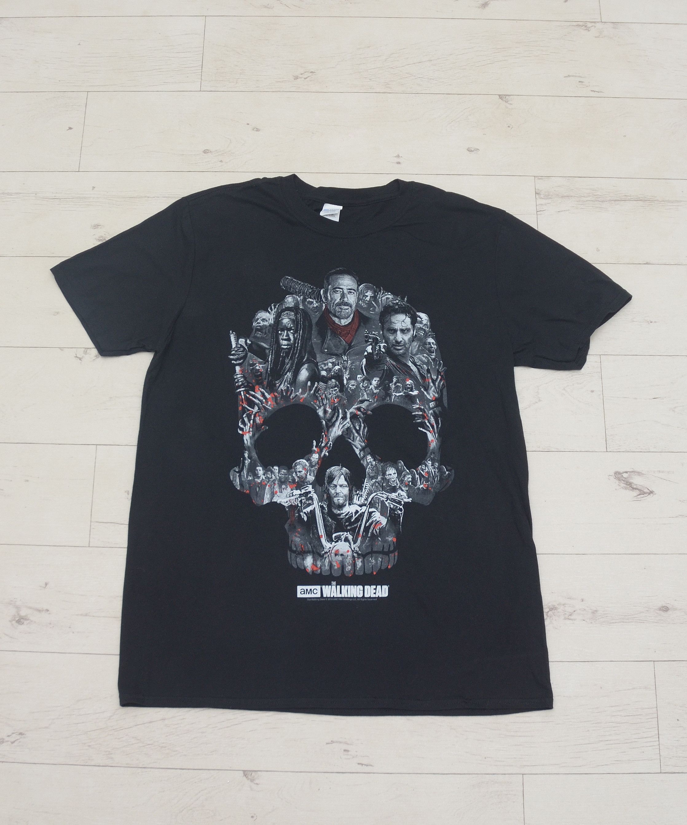 Gildan Official Merch Movie The Walking Dead T-shirt 2016 Skull Size US L / EU 52-54 / 3 - 1 Thumbnail
