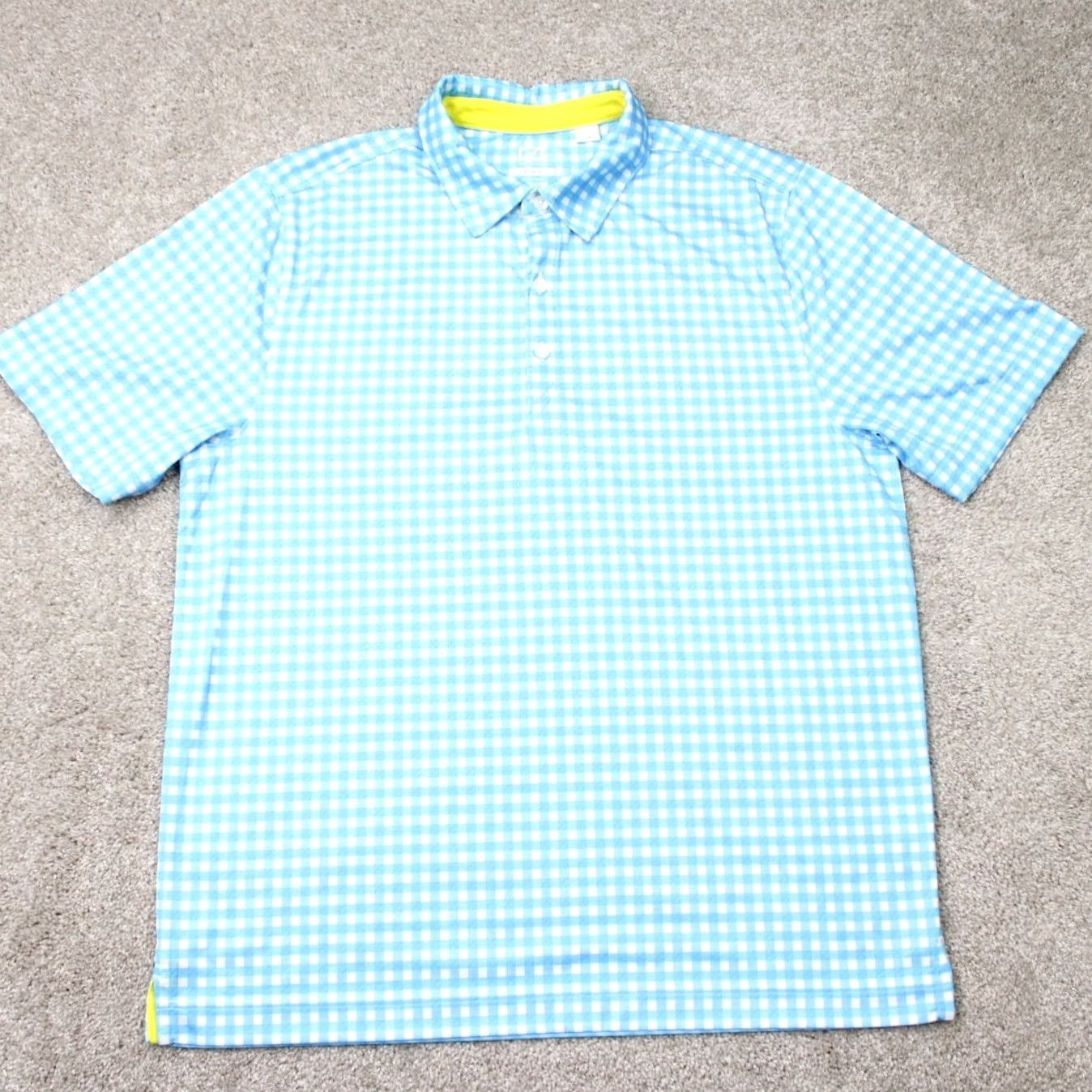 Cutter & Buck Cutter & Buck Polo Shirt Mens Large Blue CB DryTec Golf Short Sleeve Pullover Size US L / EU 52-54 / 3 - 2 Thumbnail