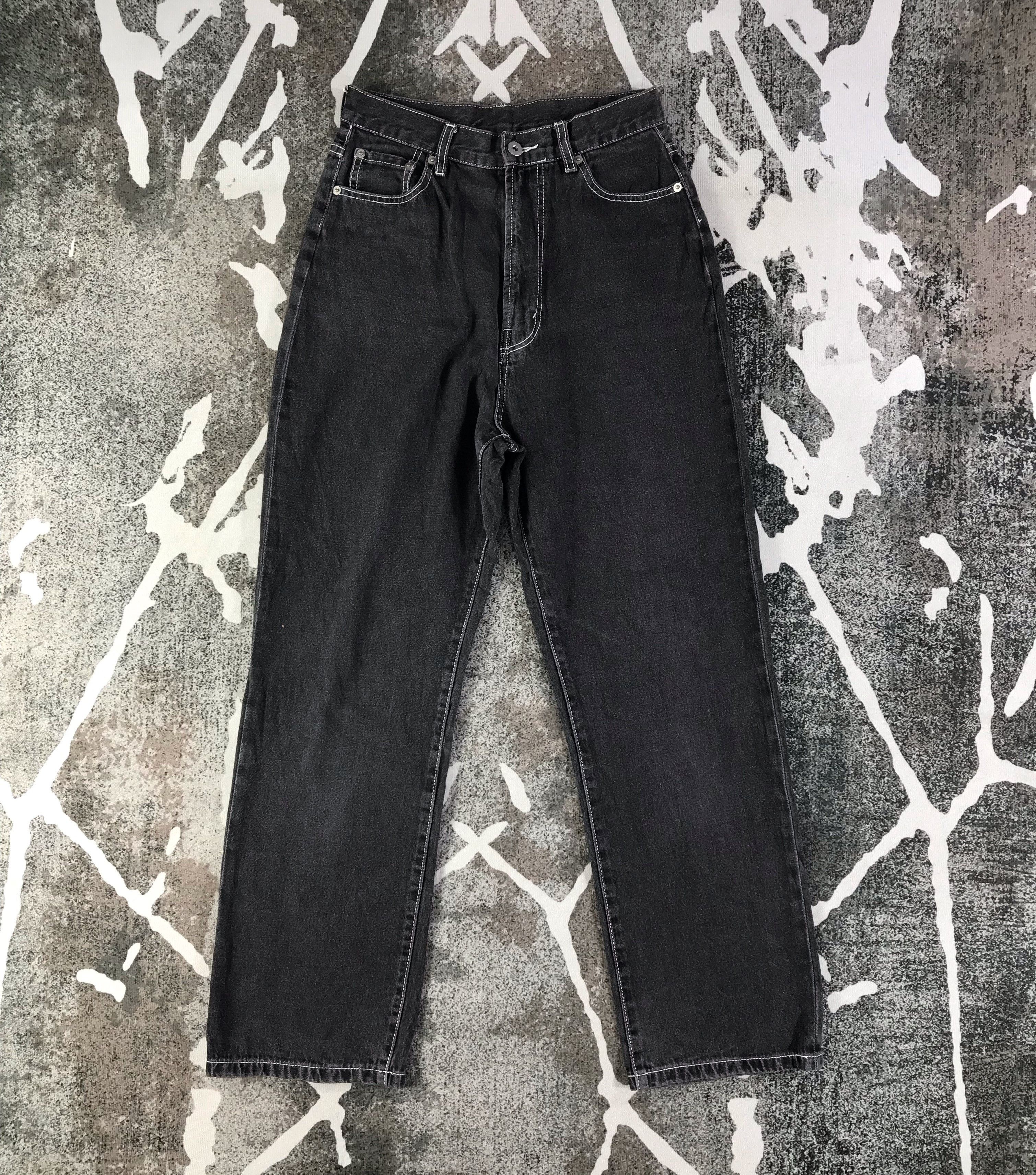 Japanese Brand Japanese Brand Jeans Faded Black High Waist Denim KJ1544 Size 27" / US 4 / IT 40 - 1 Thumbnail