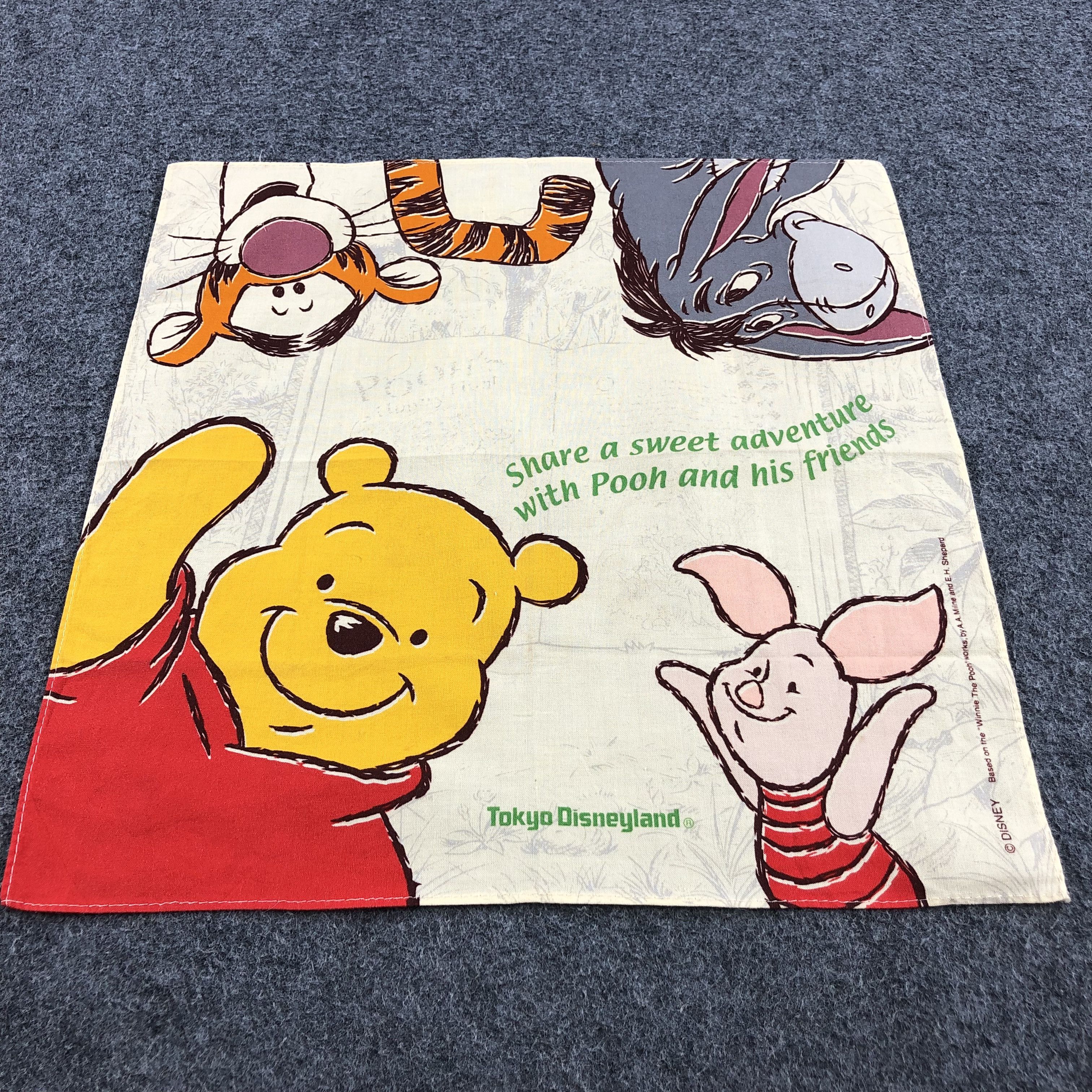Winnie The Pooh Characters handkerchief Bandana X35