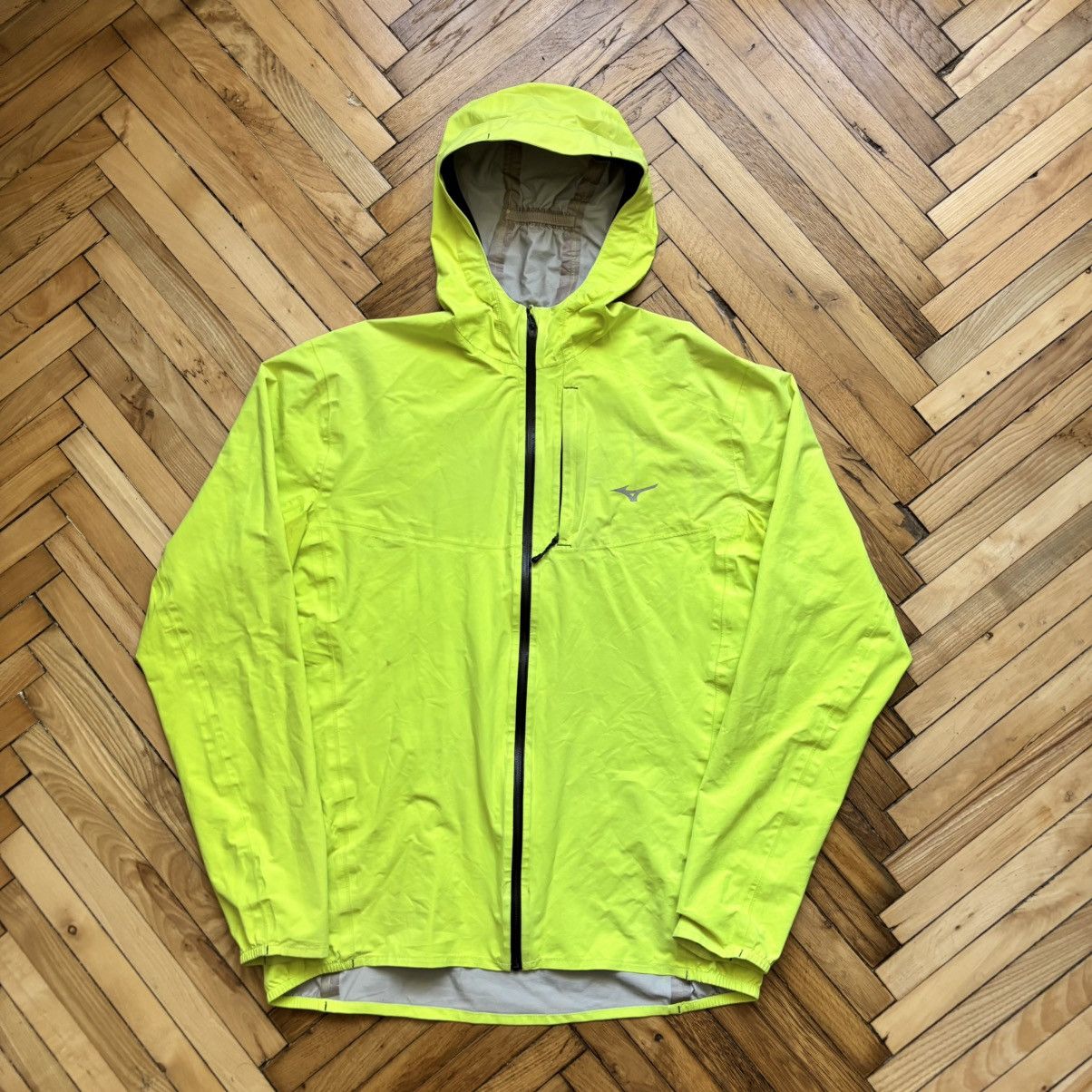 Mizuno Acid Green Waterproof Mizuno Jacket Y2K Gorpcore Size US M / EU 48-50 / 2 - 1 Thumbnail