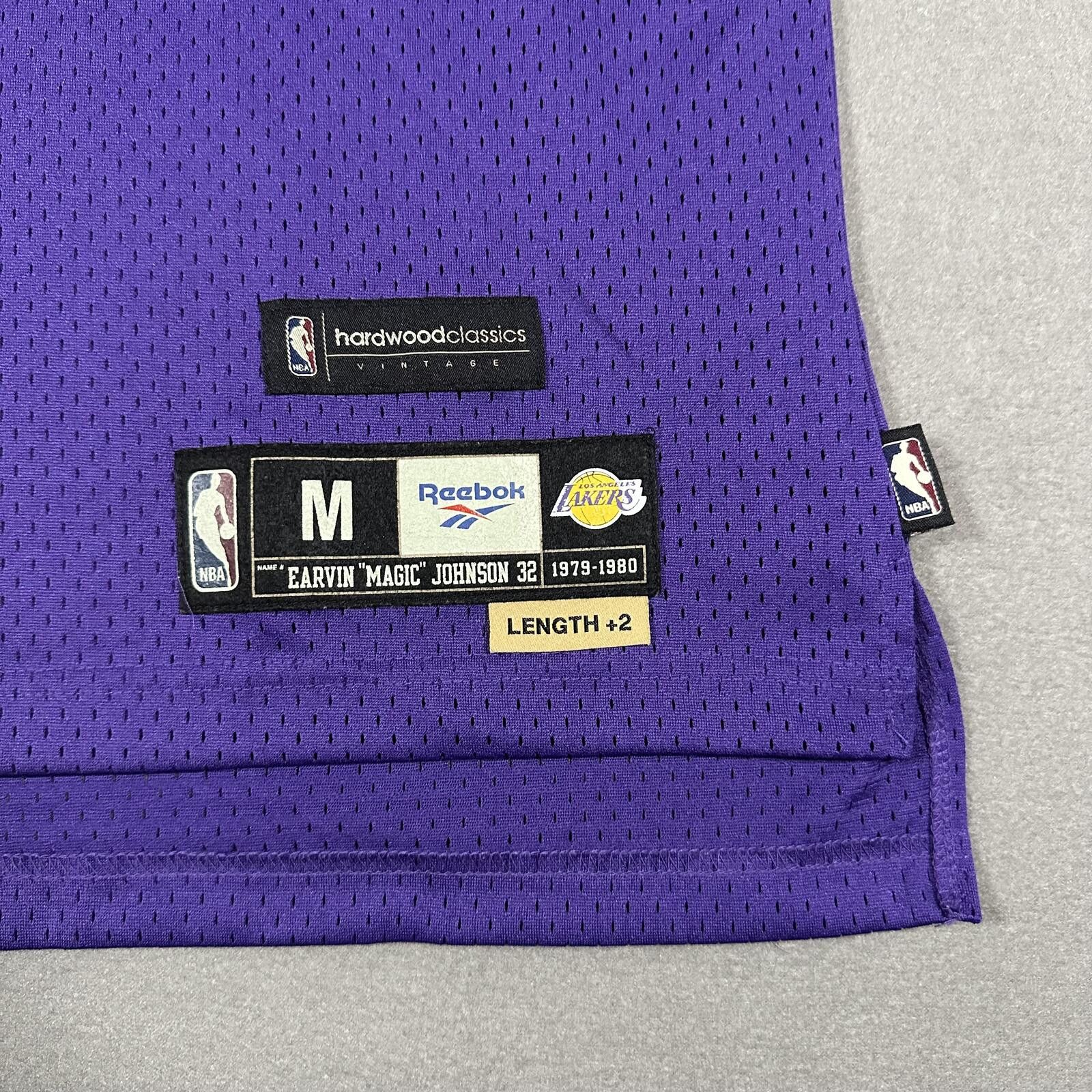 Reebok REEBOK LA LAKERS MAGIC JOHNSON JERSEY vtg Hardwood Classic M Size US M / EU 48-50 / 2 - 3 Thumbnail