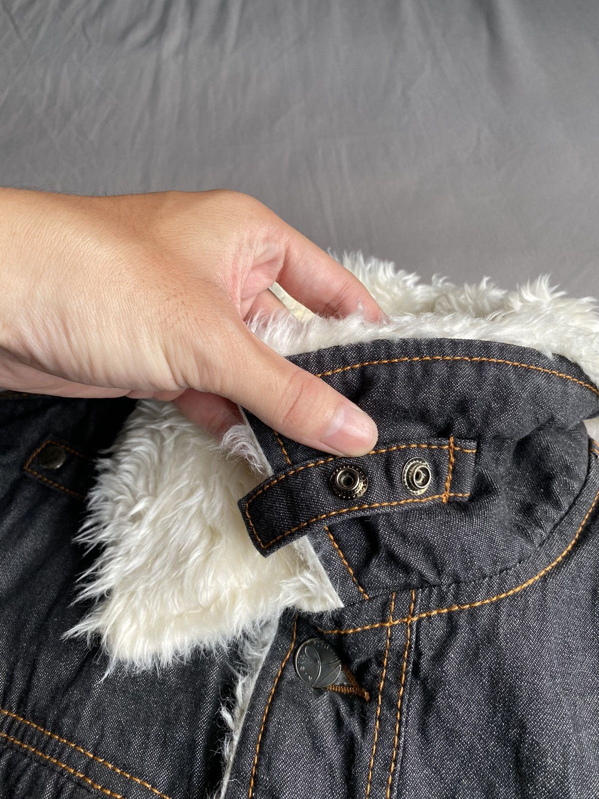 Calvin Klein × If Six Was Nine Calvin Klein Denim Sherpa Fur Jacket Size US M / EU 48-50 / 2 - 9 Thumbnail
