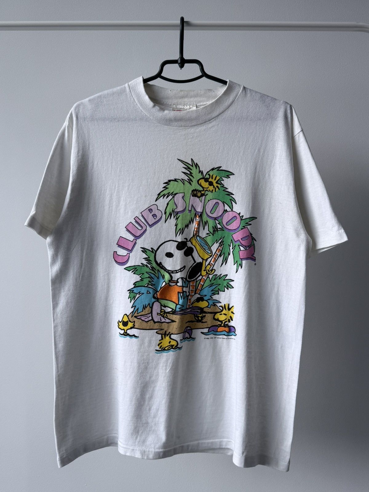 Vintage Vintage 90s Peanuts Snoopy Graphic T-Shirt Tee Size US M / EU 48-50 / 2 - 1 Thumbnail