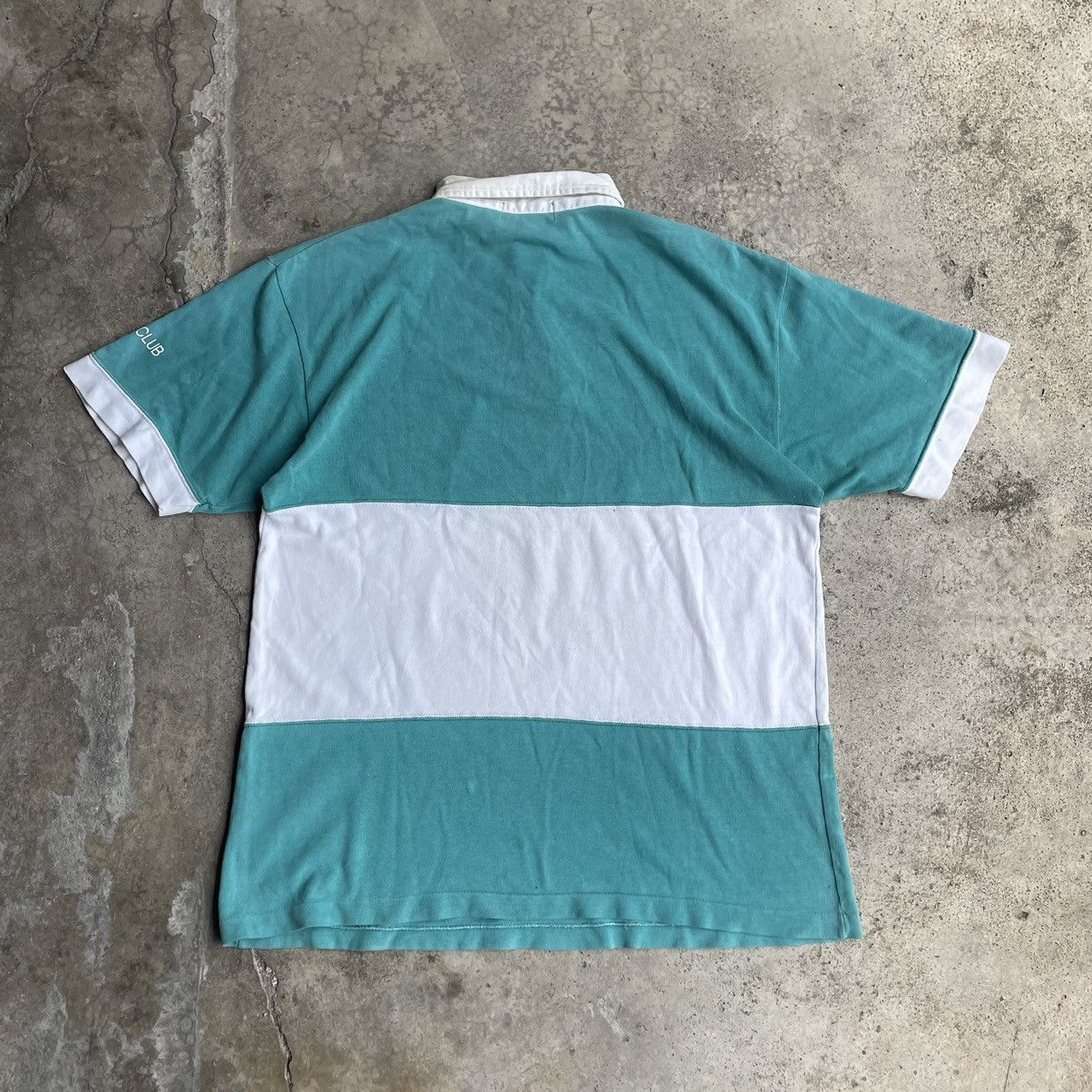 Polo Ralph Lauren × Vintage 🔥Rare🔥Vintage Polo Club Big Logo Spellout Rugby Polo Shirts Size US L / EU 52-54 / 3 - 3 Thumbnail