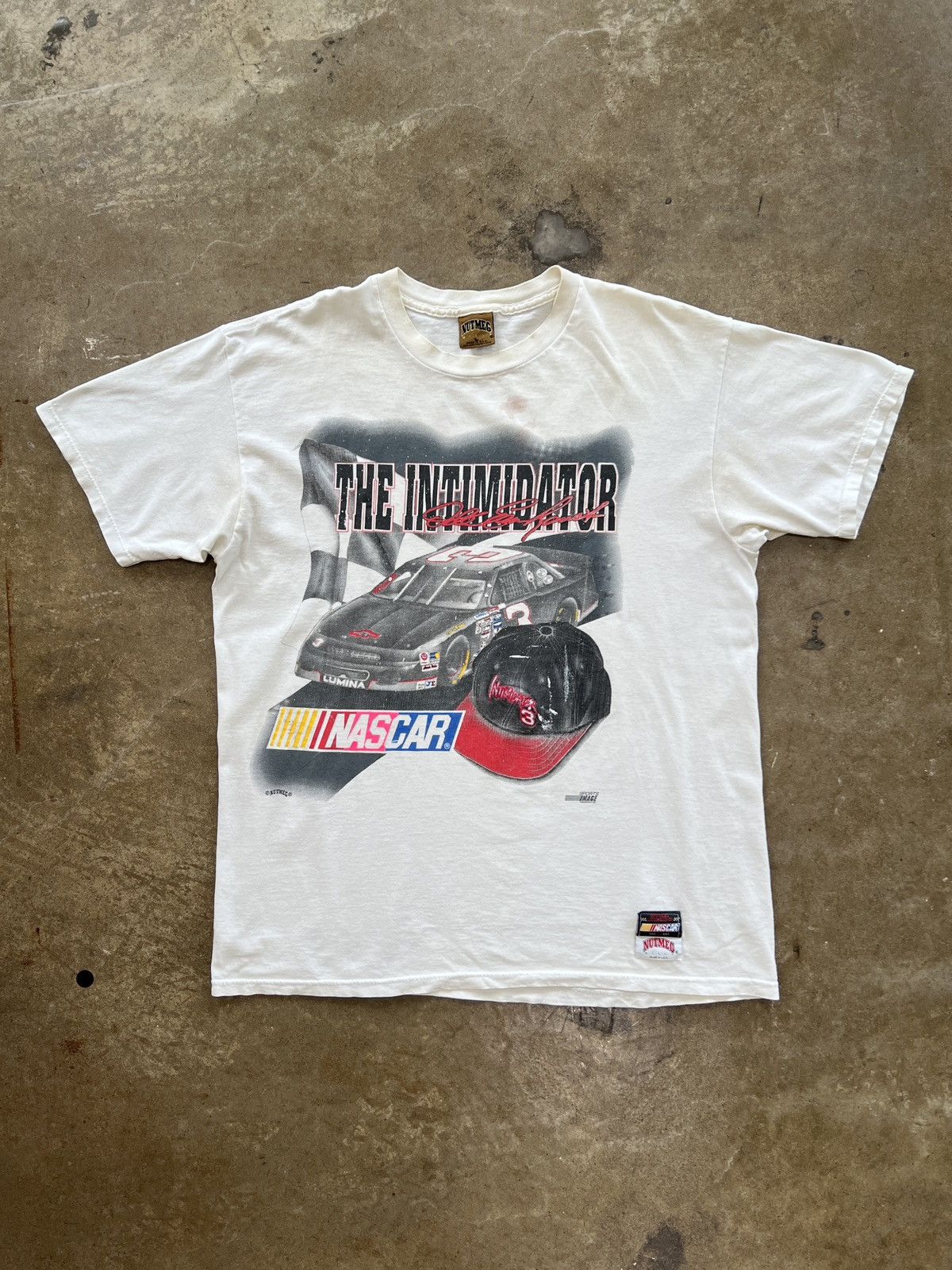 NASCAR Vintage NASCAR Dale Earnhardt The Intimidator Nutmeg Large Size US L / EU 52-54 / 3 - 2 Thumbnail