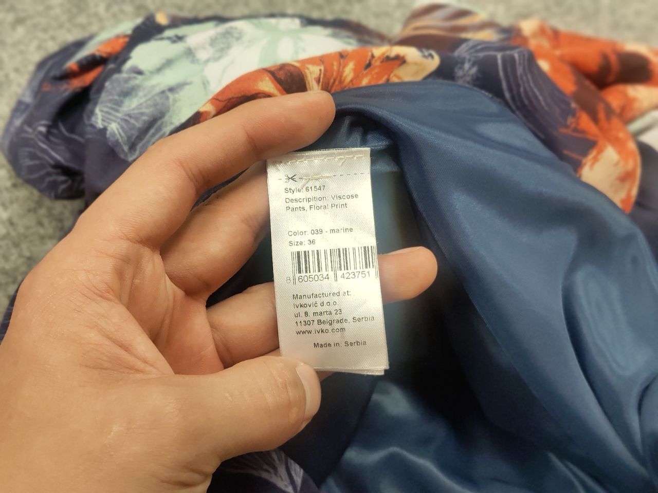 Missoni Ivko Design Floral Print Blue color Trouser Wide Leg Pants Size 36" / US 14 / IT 50 - 13 Thumbnail