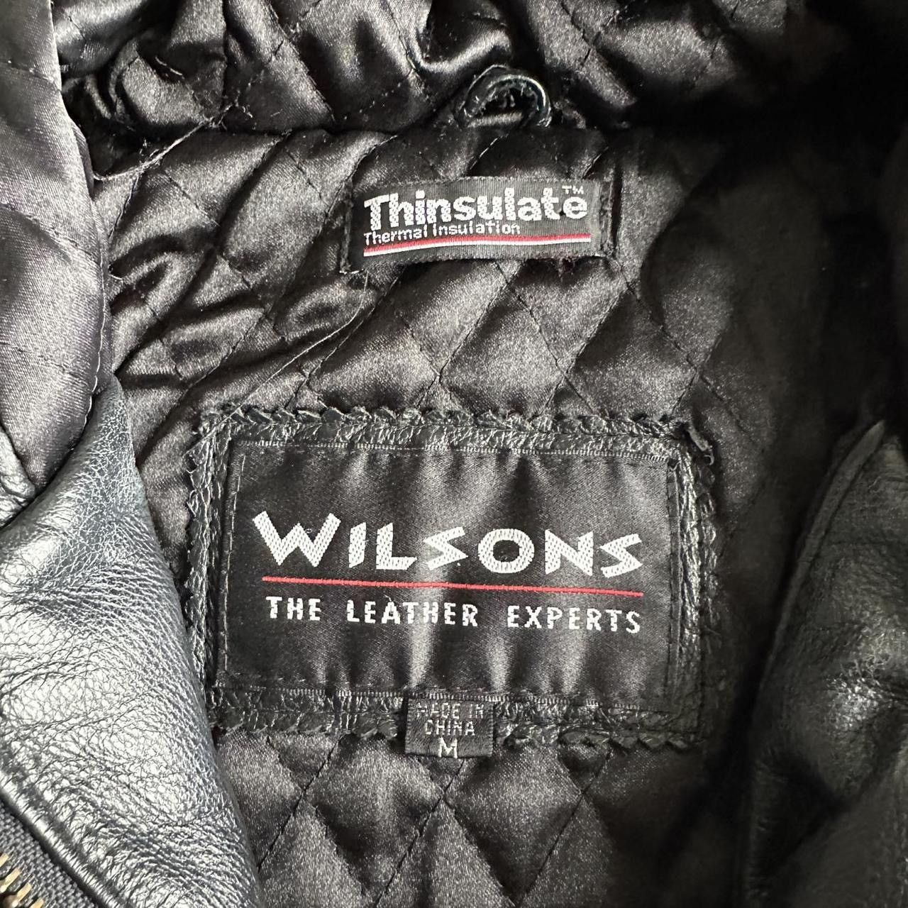 Wilsons Leather Vintage Wilsons Leather Jacket Coat Womens M Black Full Zip Size M / US 6-8 / IT 42-44 - 8 Thumbnail