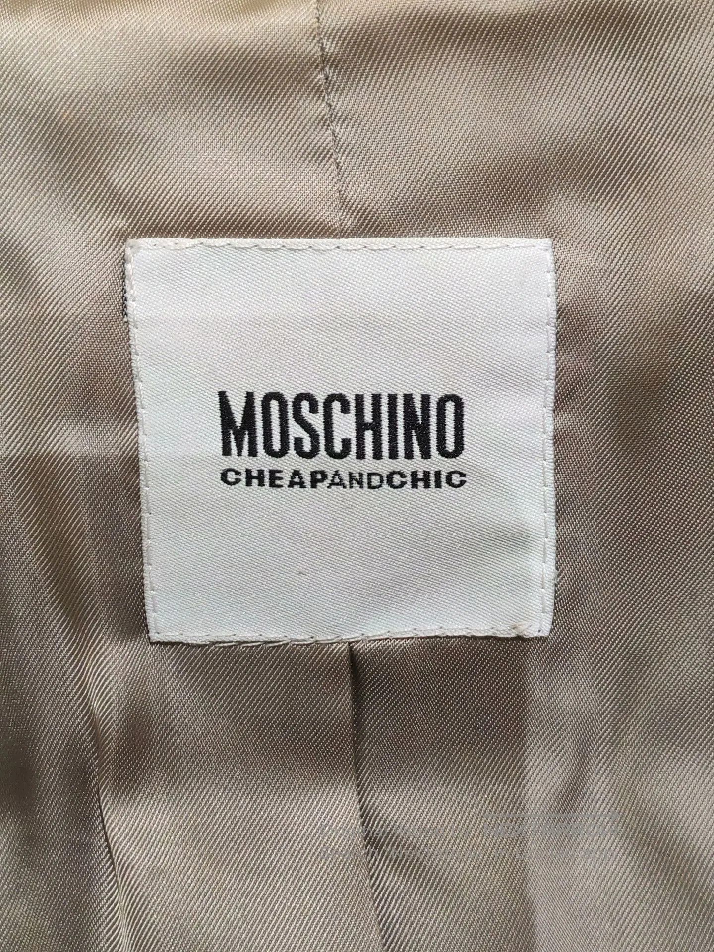 Moschino MOSCHINO CHEAP AND CHIC Wool Coat. Size M / US 6-8 / IT 42-44 - 3 Thumbnail