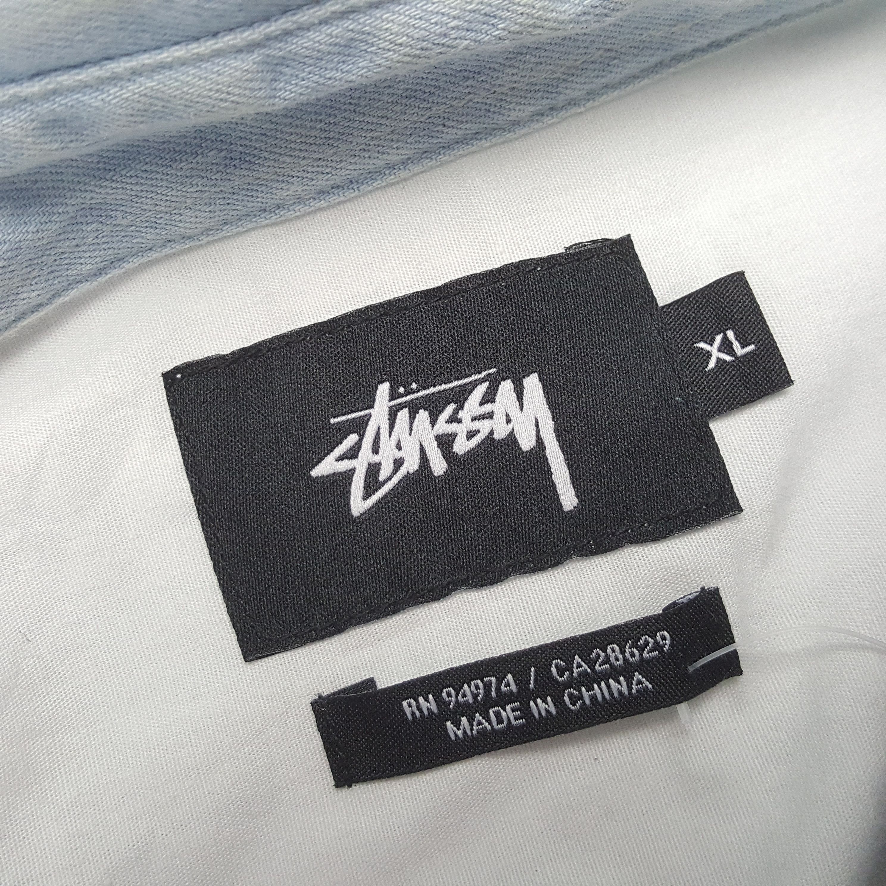 Stussy × Vintage Vintage STUSSY Streetwear Skateboard Shirt C285N36 Size US XL / EU 56 / 4 - 5 Thumbnail