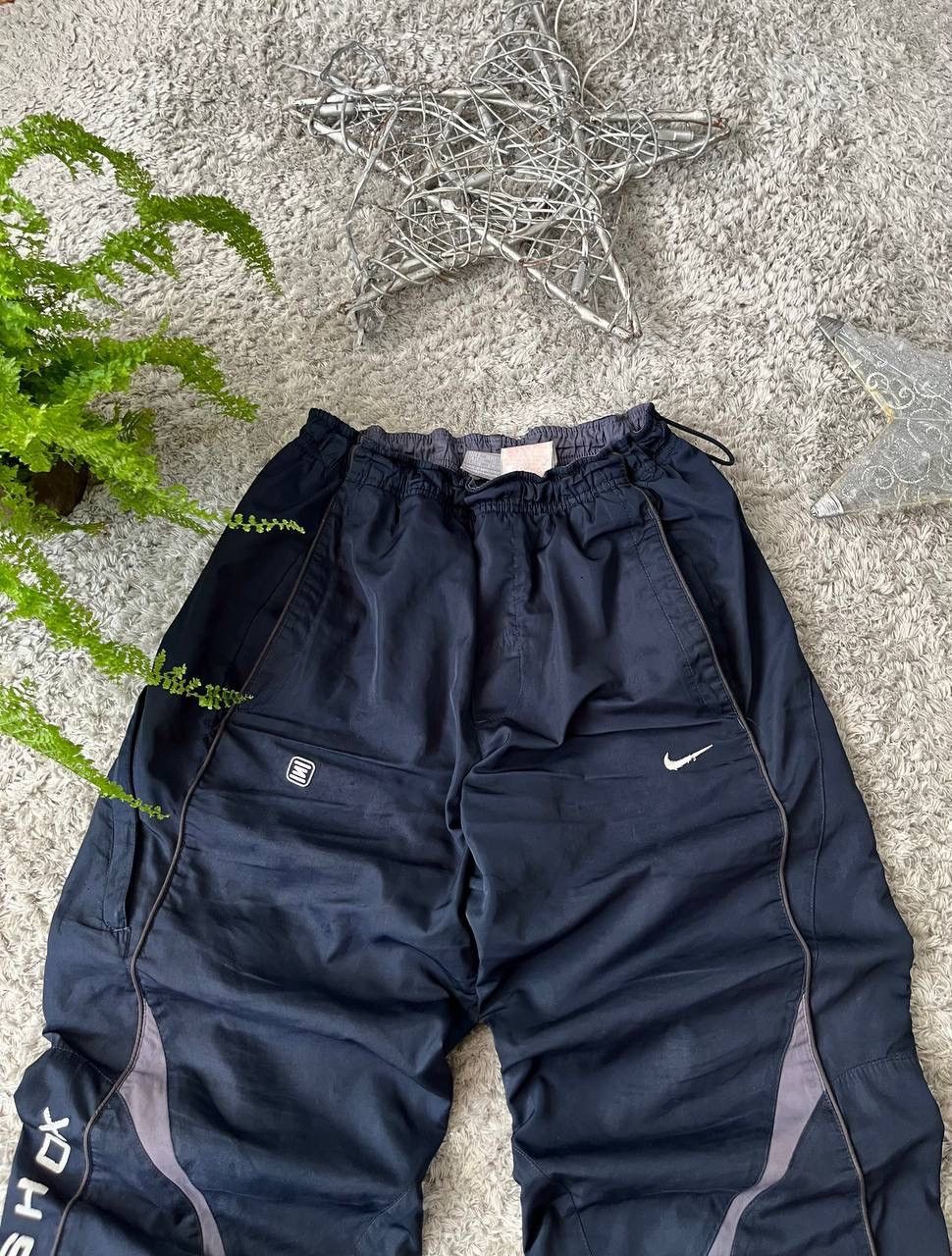 Nike × Vintage 00s Nike Vintage Track Pants Streetwear Big Logo Rare Size US 31 - 9 Thumbnail
