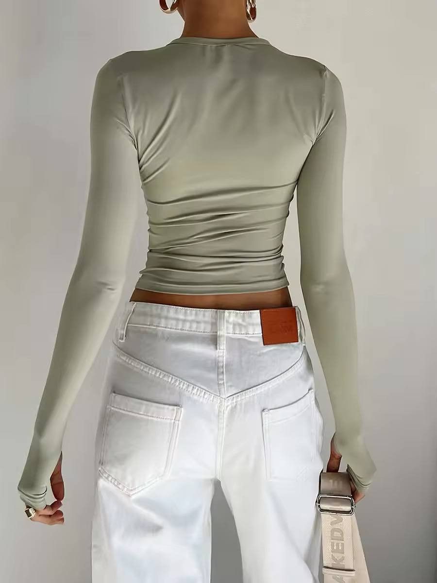 Japanese Brand × Vintage women's long-sleeve T-shirt Size S / US 4 / IT 40 - 3 Thumbnail