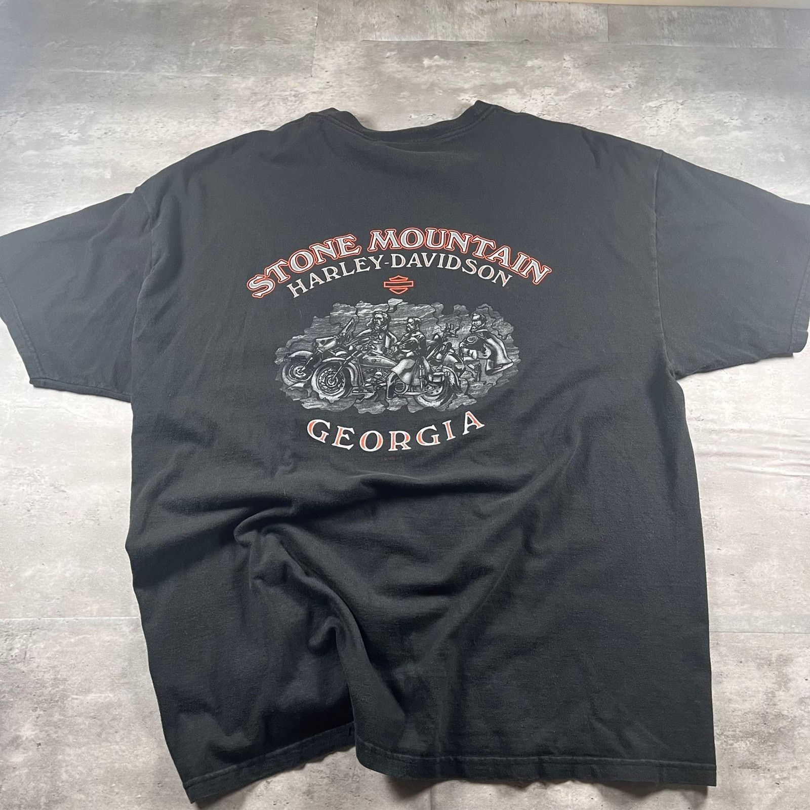 Harley Davidson Flaming skull Harley Davidson t shirt Size US XL / EU 56 / 4 - 4 Thumbnail