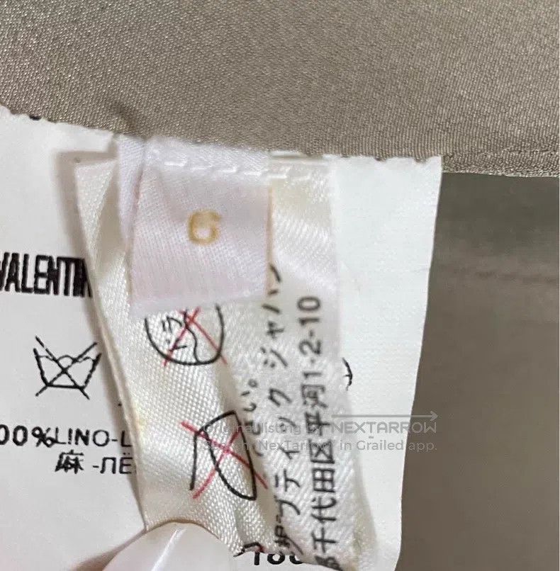 Valentino Valentino Heavy fritillaria nail bead linen coat Size S / US 4 / IT 40 - 9 Thumbnail