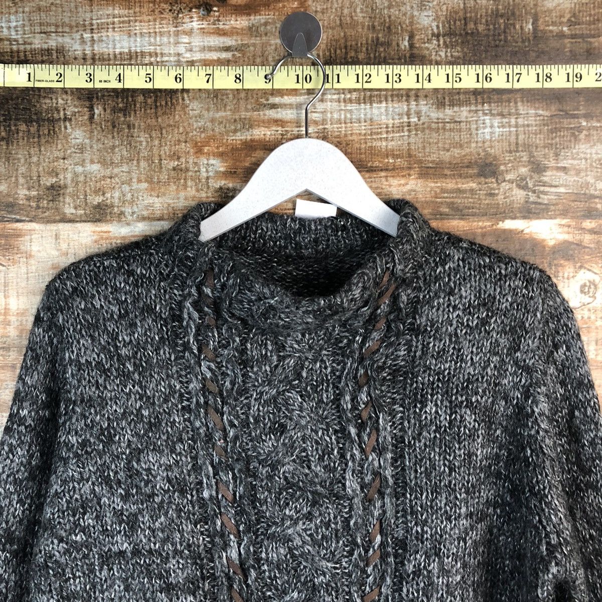 Homespun Knitwear Japanese Brand Grey mohair vintage Knitwear #A1768 Size US M / EU 48-50 / 2 - 4 Thumbnail