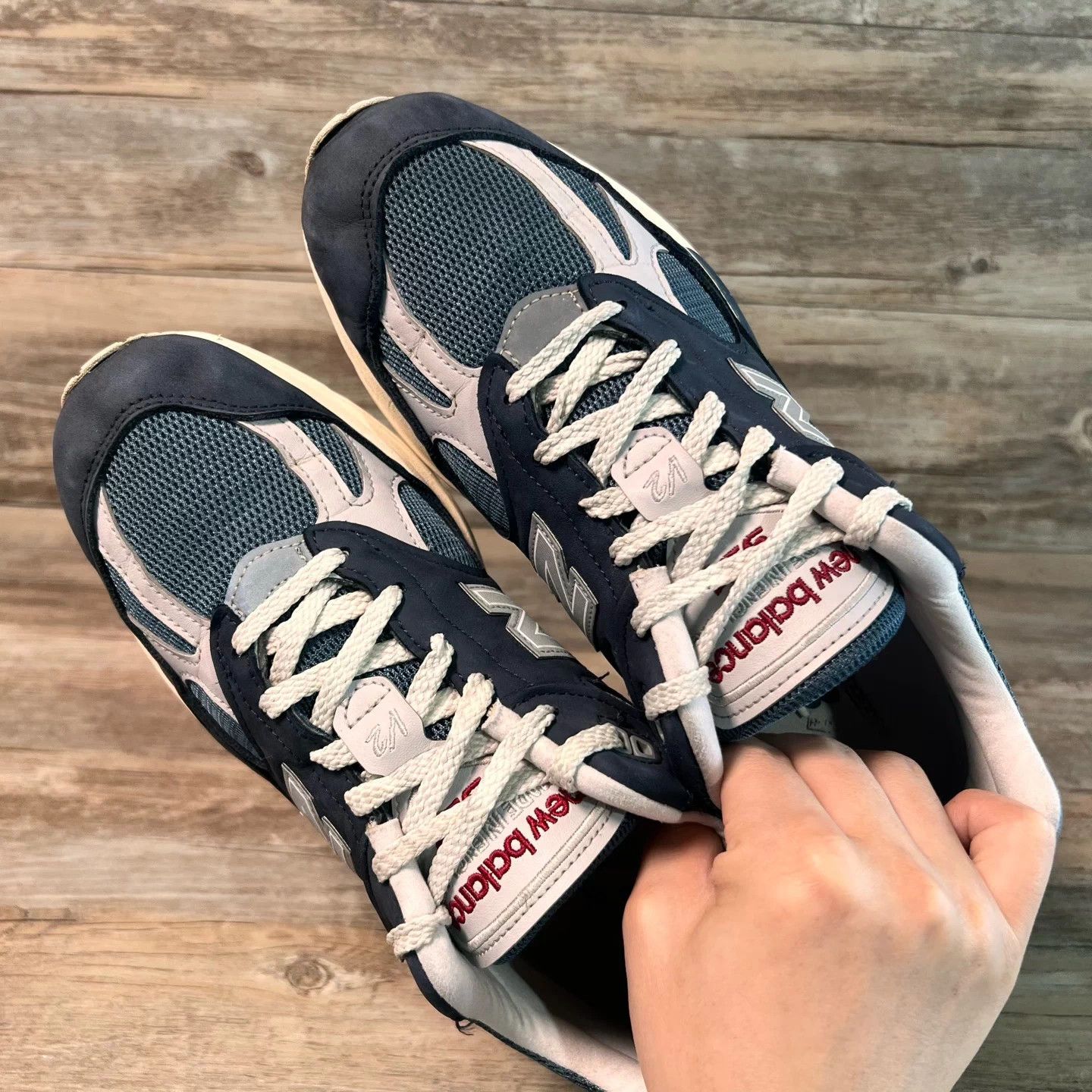New Balance New Balance 991 V2 Vintage Navy 42.5 97 New Size US 9.5 / EU 42-43 - 5 Thumbnail