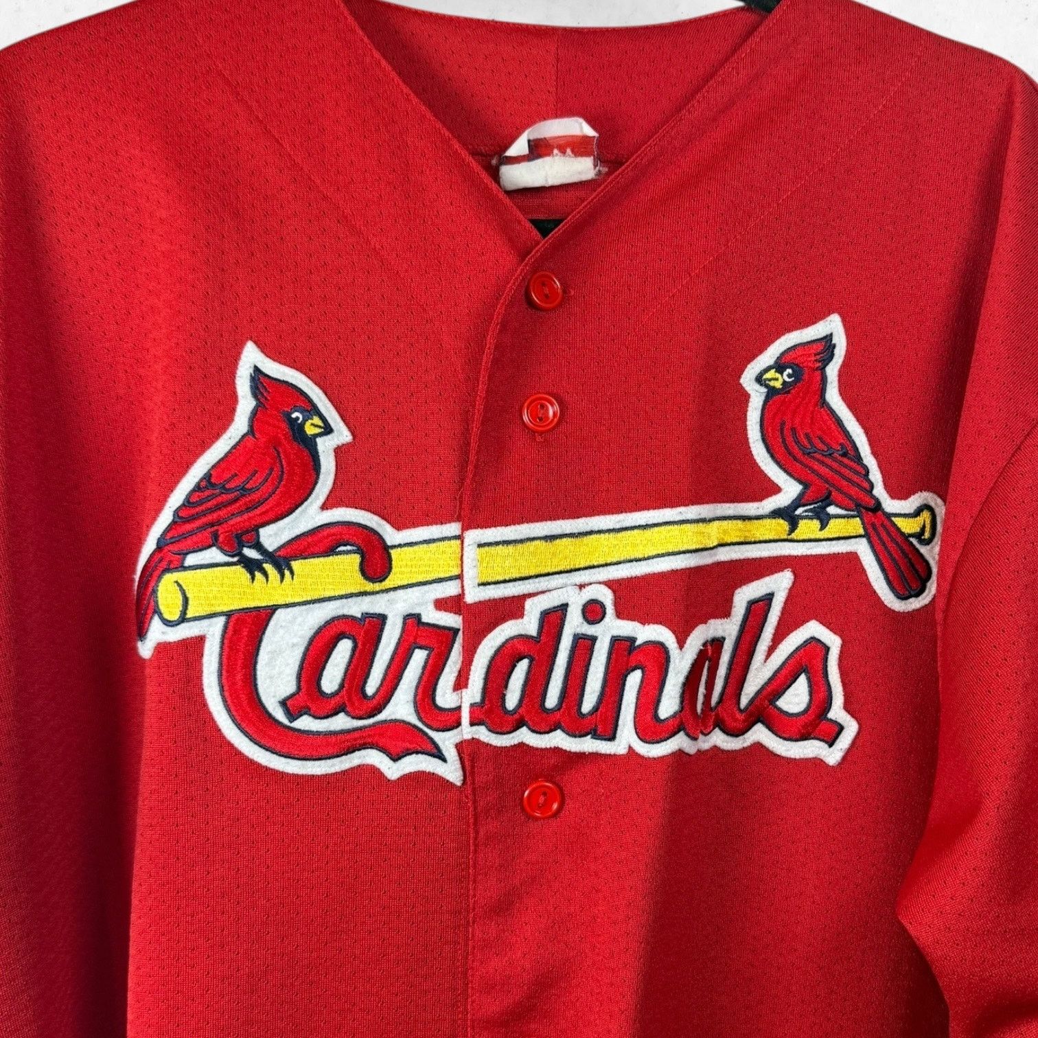 Majestic Majestic MLB St Louis Cardinals Jersey 2XL Red Vintage Size US XXL / EU 58 / 5 - 5 Thumbnail