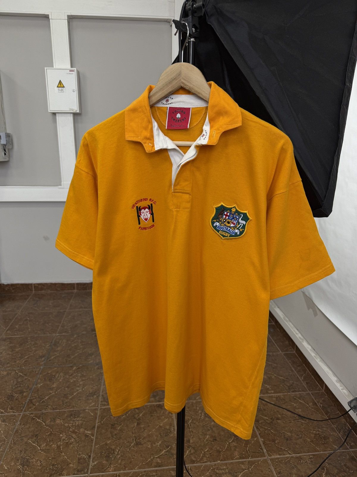 Cotton Traders 🏉🇦🇺 Vtg 90s Cotton Traders Australia Rugby Heathens Fareham Size US L / EU 52-54 / 3 - 1 Thumbnail