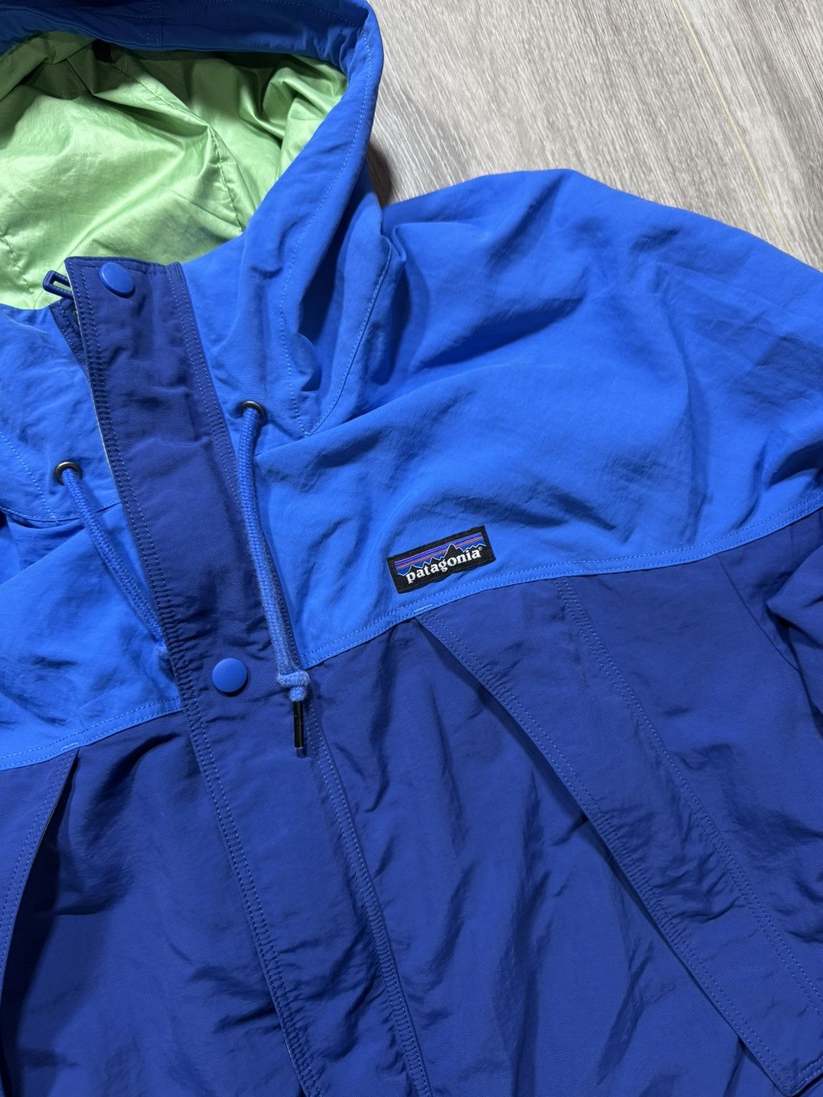 Patagonia Patagonia men’s recycled nylon parka jackets blue two tone Size US XL / EU 56 / 4 - 4 Thumbnail