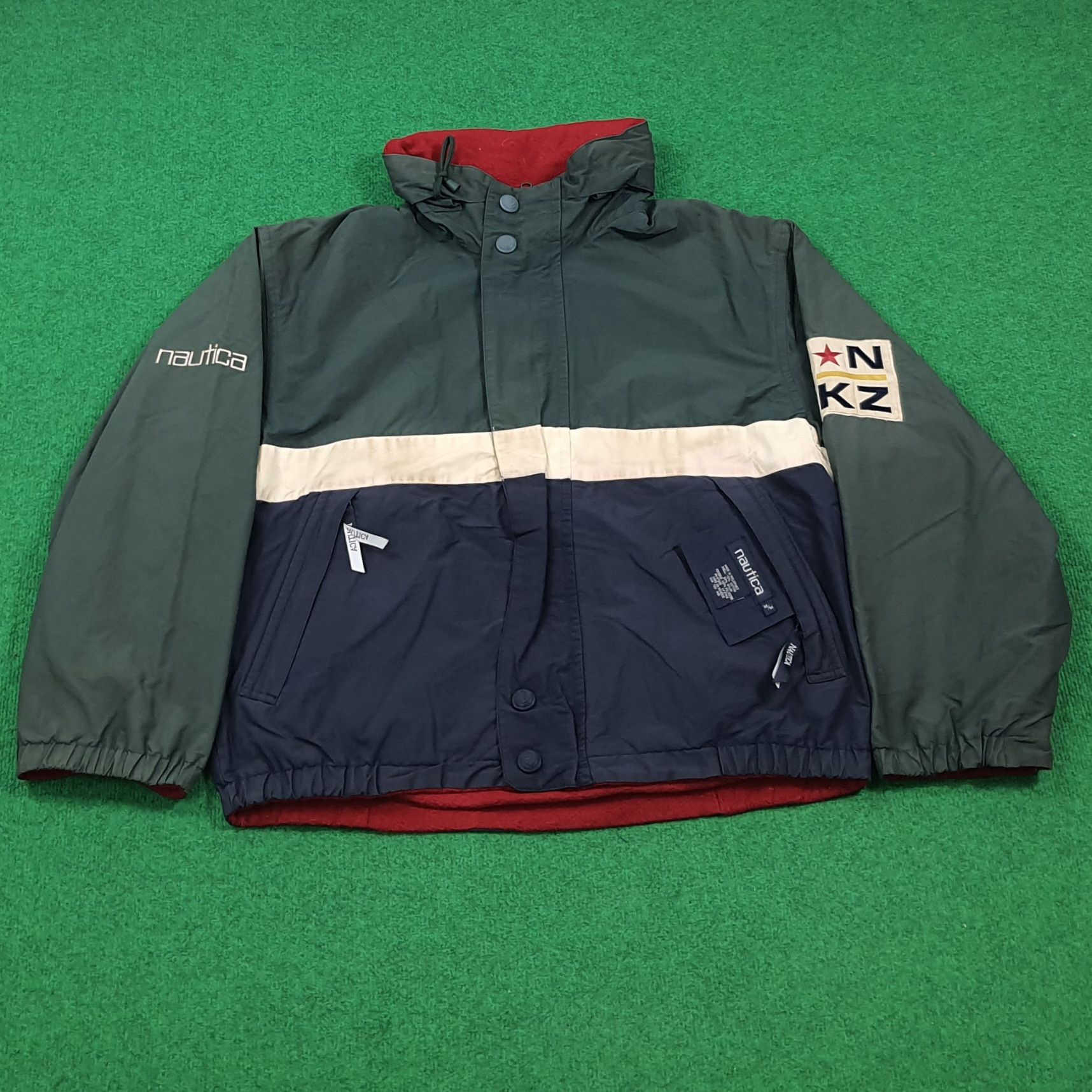 Nautica Vintage NAUTICA Competition Reversible Jacket C308N5 Size US L / EU 52-54 / 3 - 1 Thumbnail