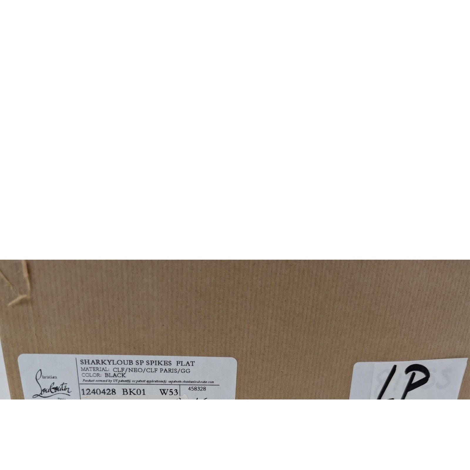 Christian Louboutin o1rshd1 Sharkyloub SP Spikes Flat Sneakers in Black Size US 13 / EU 46 - 22 Thumbnail