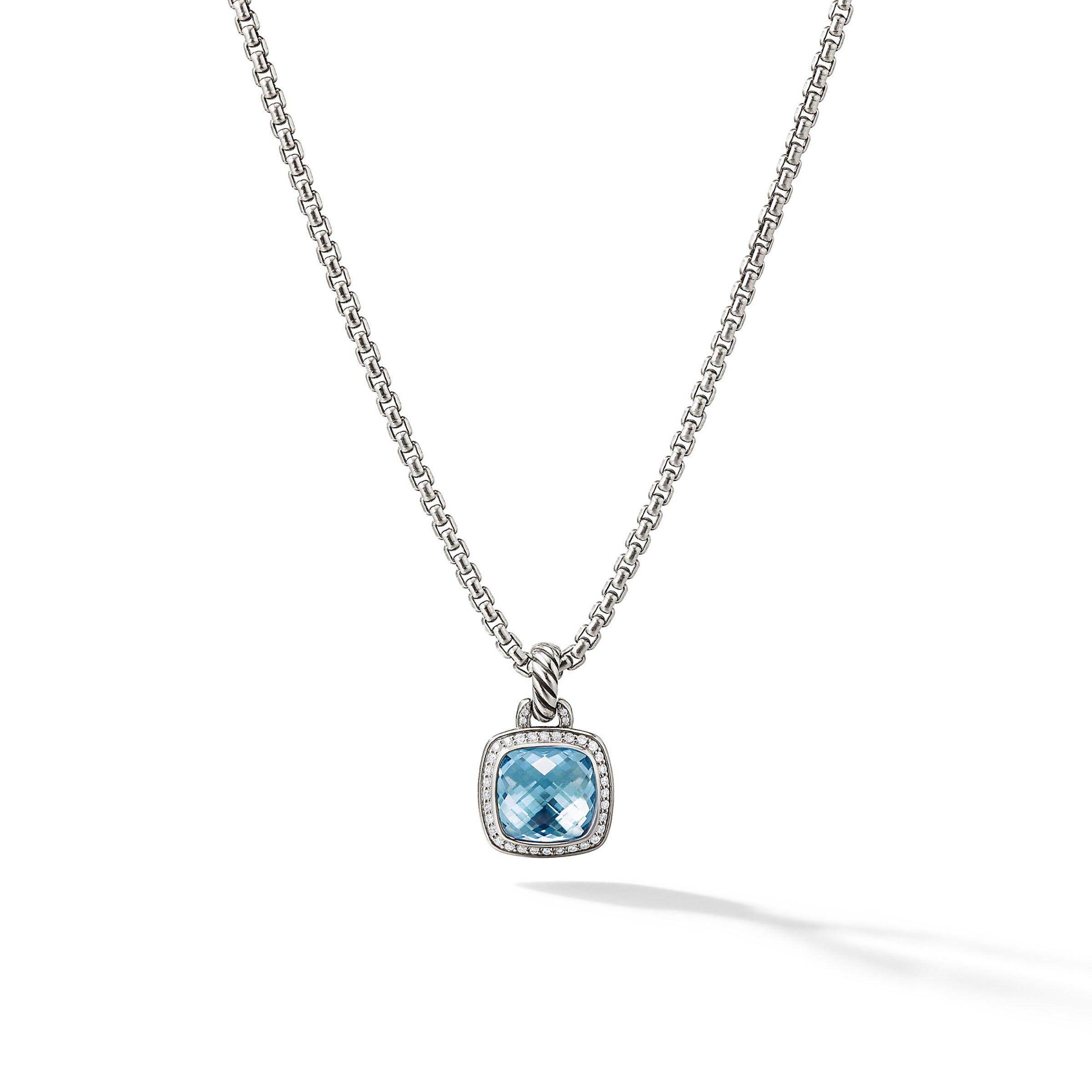 David Yurman o1w1db10526 D12308D Size:10/ Pendant in Silver with Diamond Size ONE SIZE - 1 Thumbnail