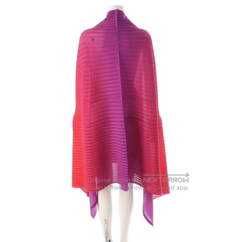 Issey Miyake Issey Miyake Red Coat Size M / US 6-8 / IT 42-44 - 3 Thumbnail