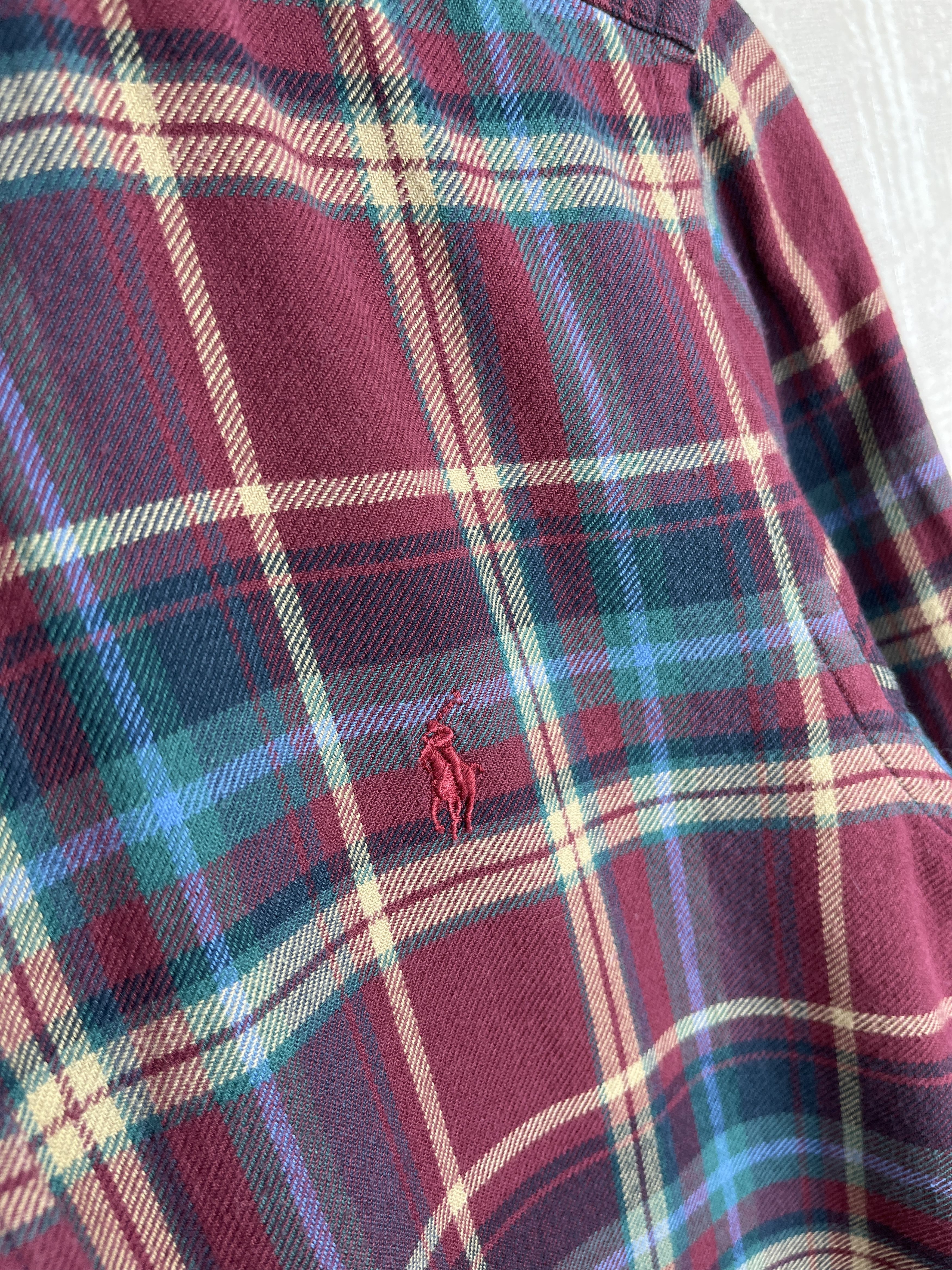 Ralph Lauren Ralph Lauren Check Plaid Flannel Long Sleeve Shirt Size S-M Size US M / EU 48-50 / 2 - 4 Thumbnail