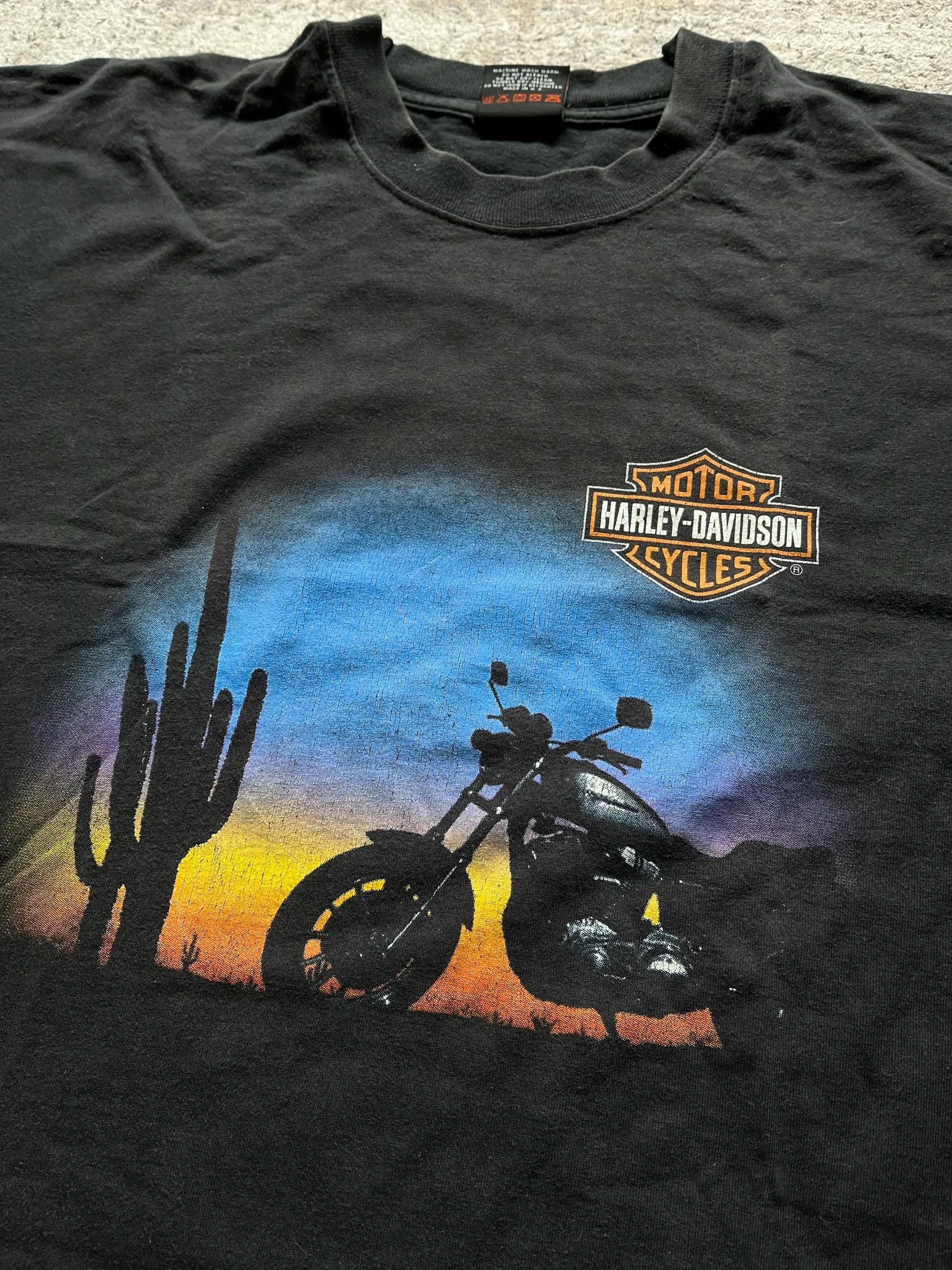 Harley Davidson Harley Davidson Sz XXL Vintage 90s Rare Size US XXL / EU 58 / 5 - 2 Thumbnail