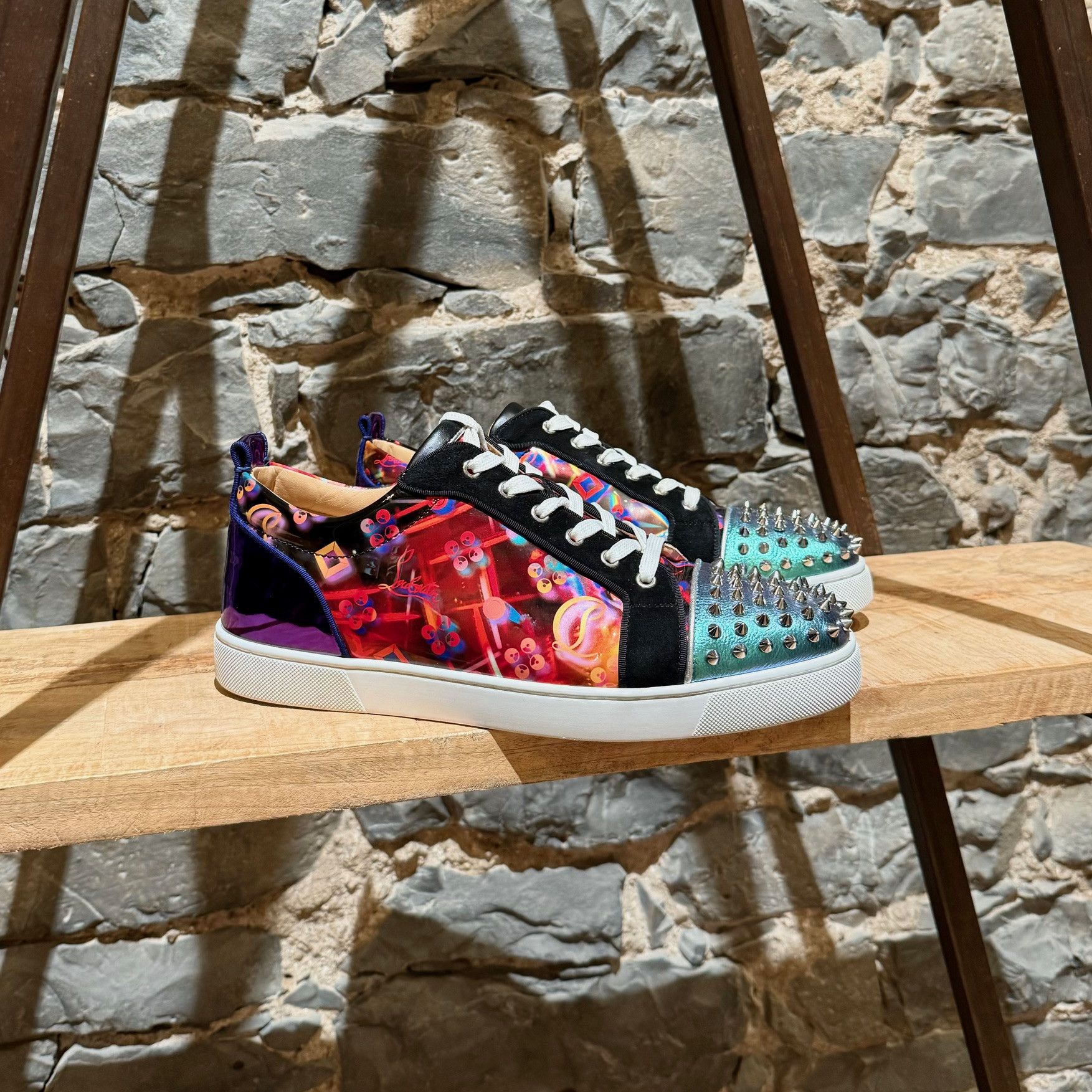 Colorful christian louboutin sneakers online