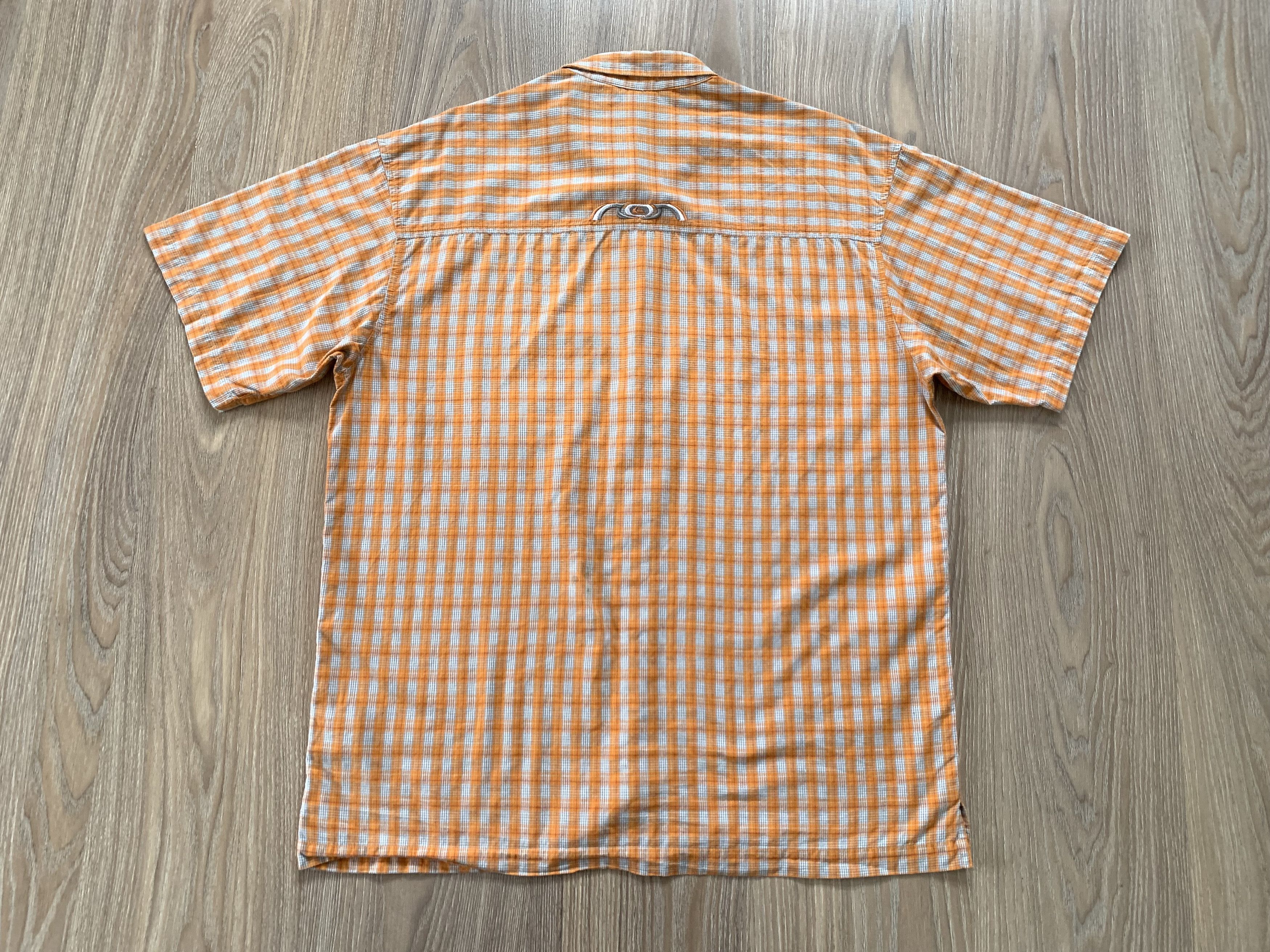 Quicksilver Vintage Quicksilver Plaid Orange Trekking Button Up Shirt Size US L / EU 52-54 / 3 - 3 Thumbnail
