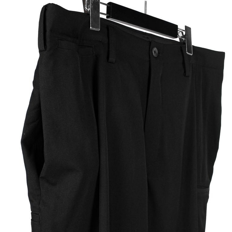 Yohji Yamamoto Yohji Yamamoto Pour Homme Wool SIDE 3ST TUCK PANTS TrouserS Size US 30 / EU 46 - 15 Thumbnail