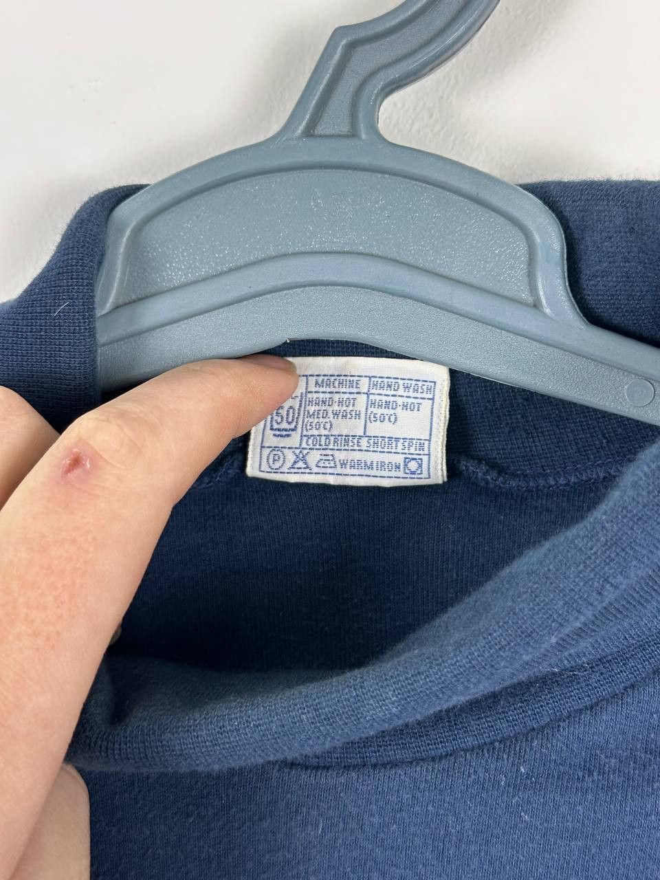 Sunspel × Vintage Vintage Sunspel Blue Cotton Turtleneck Size L Size US L / EU 52-54 / 3 - 5 Thumbnail