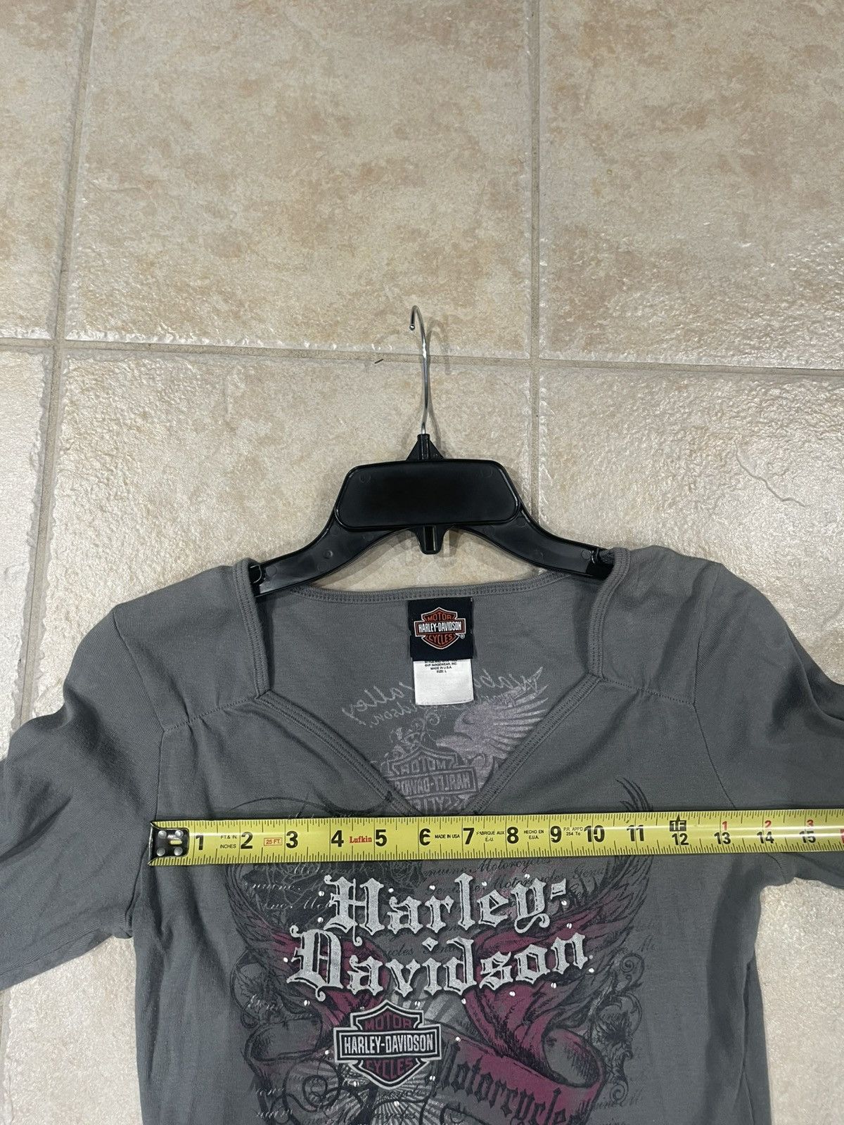 Harley Davidson Harley Davidson Shirt Adult L Gray Graphic Biker Size L / US 10 / IT 46 - 7 Thumbnail