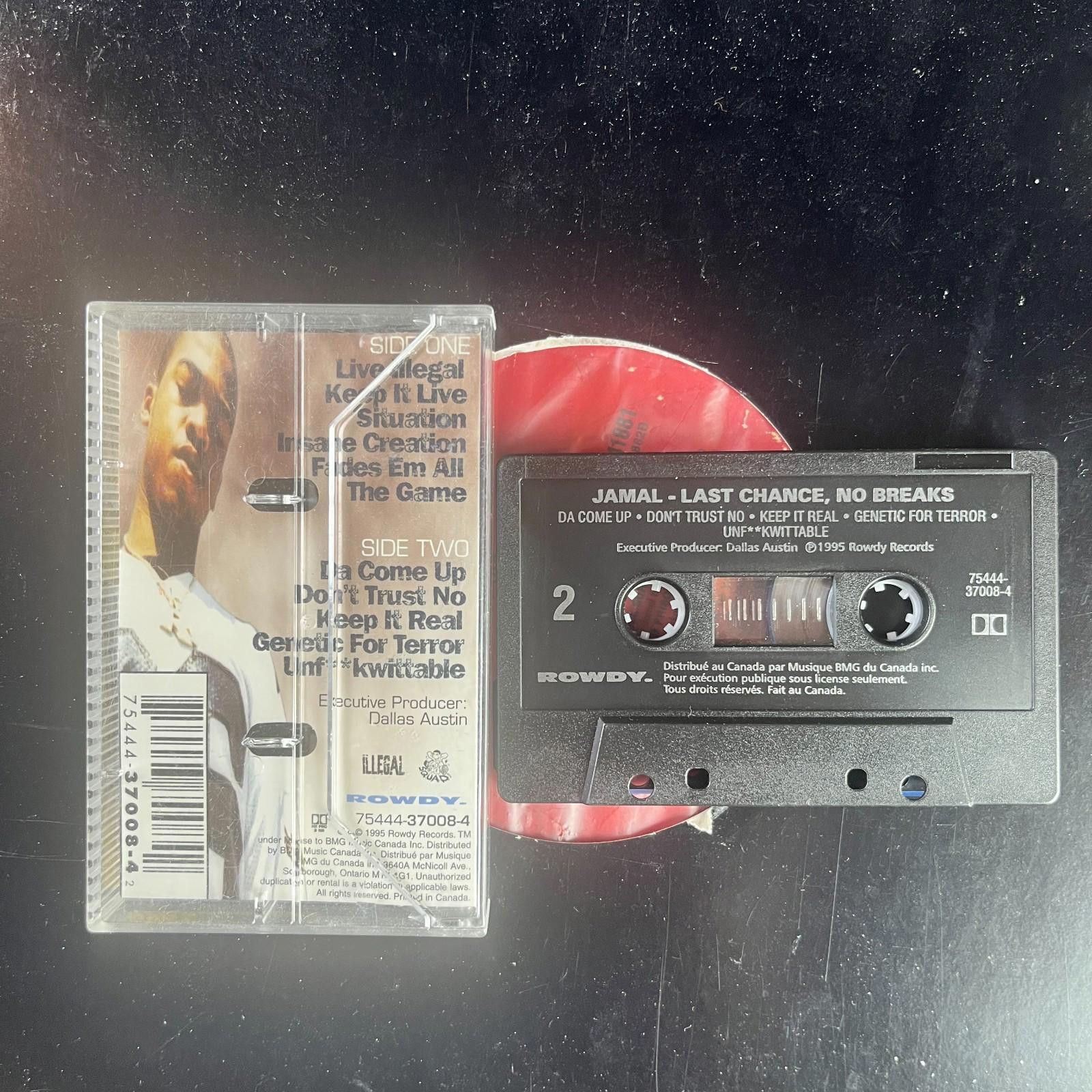 Other Jamal Last Chance, No Breaks Cassette 1995 Rowdy Records Size ONE SIZE - 2 Thumbnail