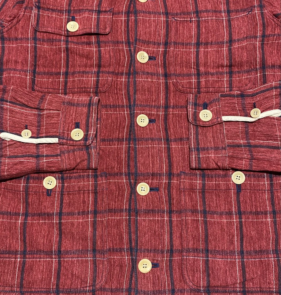 Snow Peak Snow Peak Four Big Pocket Flannel Shirt Button Upa Size US L / EU 52-54 / 3 - 3 Thumbnail